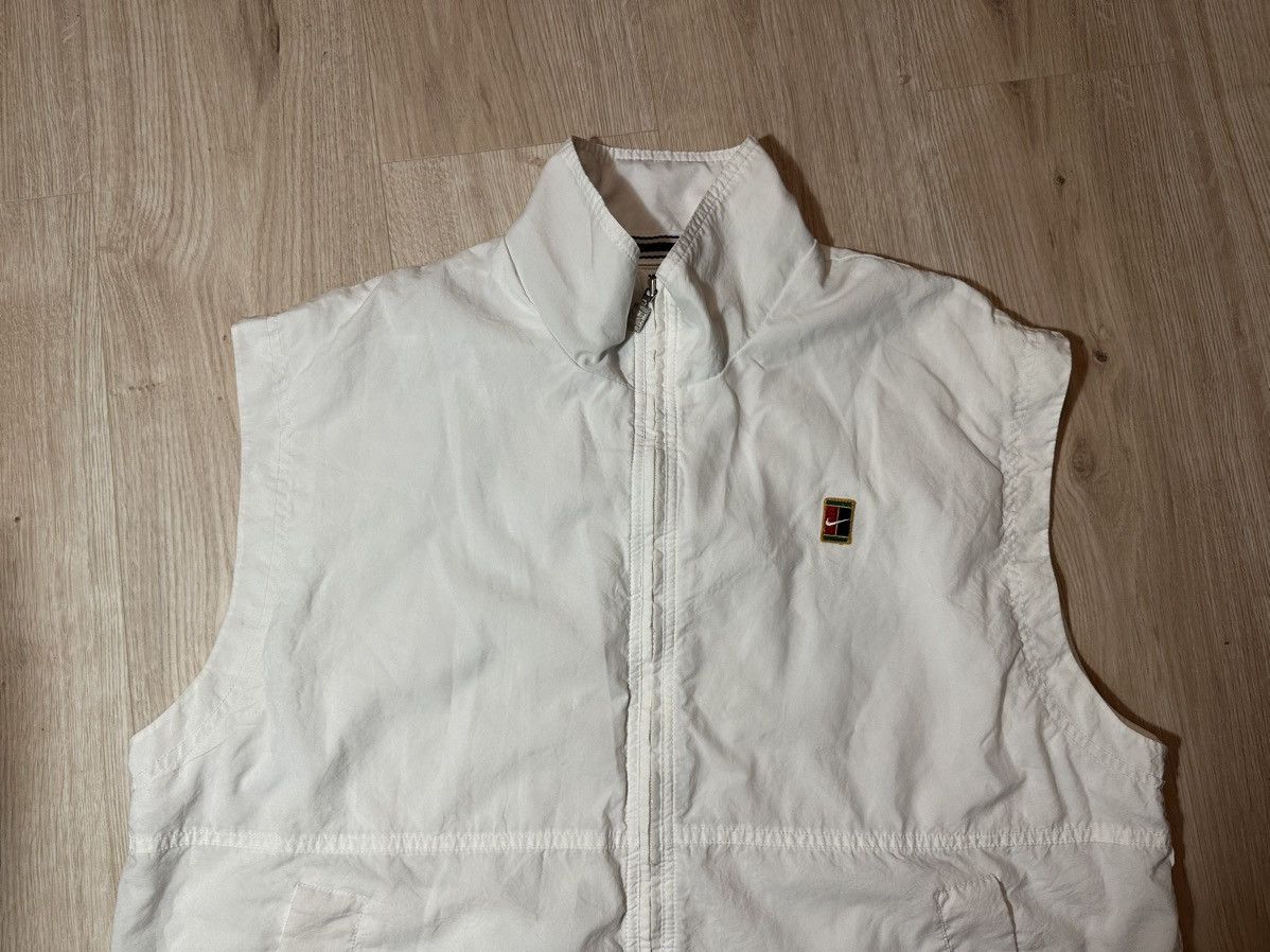 Nike Vintage Nike Challenge Court White Vest Size US M / EU 48-50 / 2 - 2 Thumbnail