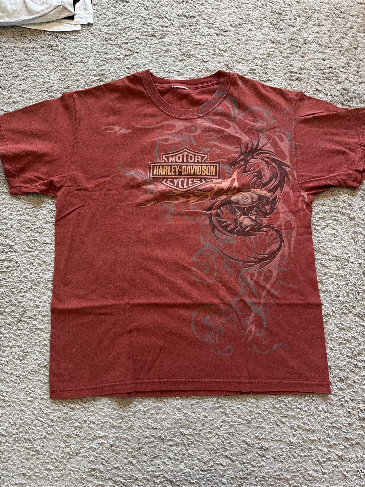 Harley Davidson × Vintage Harley Davidson Y2K Tee Size US L / EU 52-54 / 3 - 1 Thumbnail