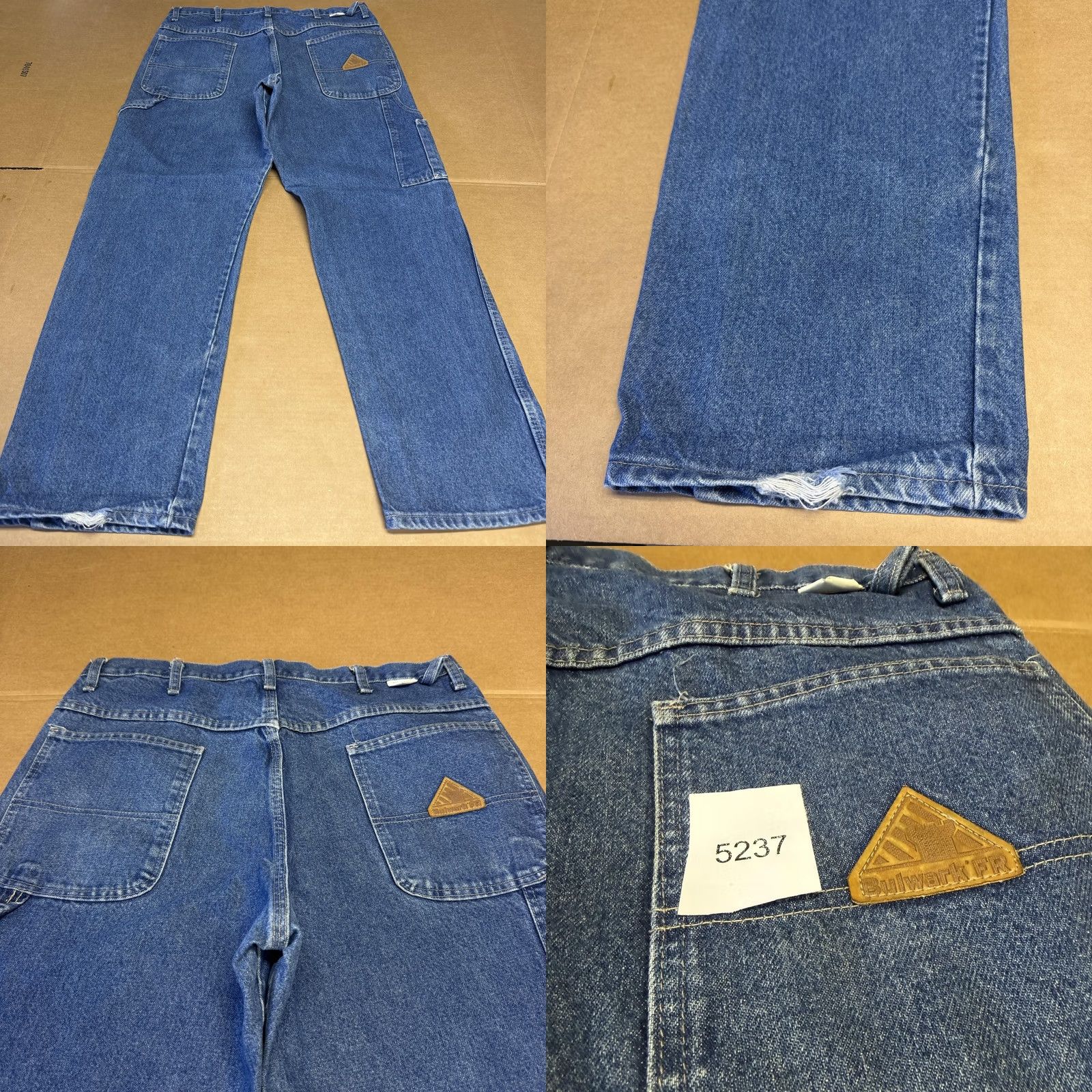 Denime Bulwark FR Flame Resistant Mens Jeans - 38x37 Size US 38 / EU 54 - 10 Thumbnail