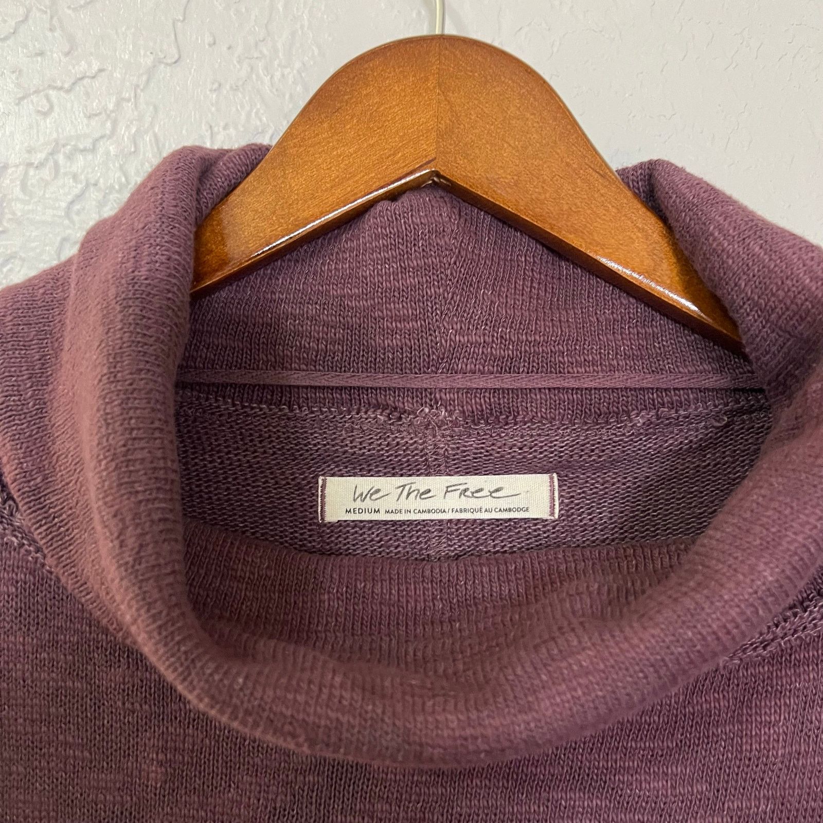Vintage Free People We The Free Cowl Neck Purple Mauve Oversized M Size M / US 6-8 / IT 42-44 - 11 Thumbnail