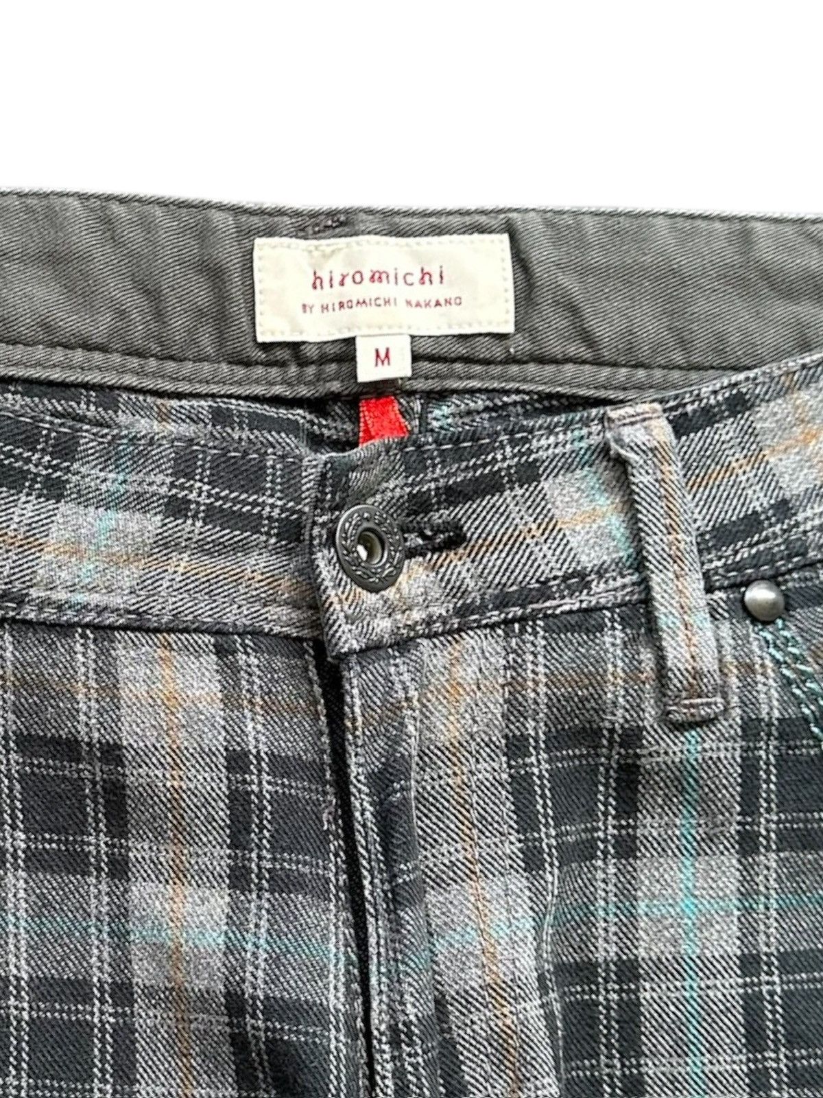 Japanese Brand 2000's Hiromichi by Hiromichi Nakano plaid pant Size US 31 - 7 Thumbnail
