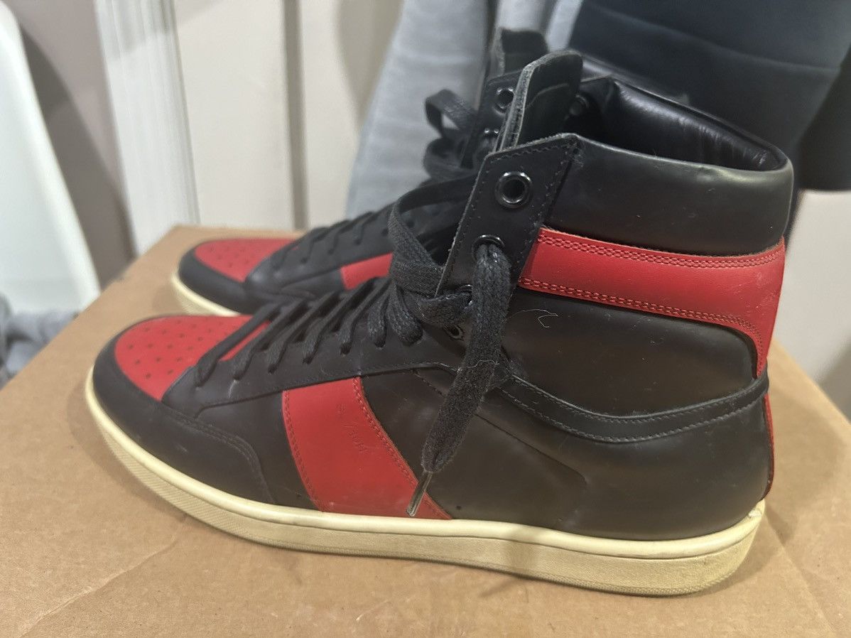 Yves Saint Laurent SAINT LAURENT 10H High Top Sneaker Size US 8 / EU 41 - 2 Thumbnail
