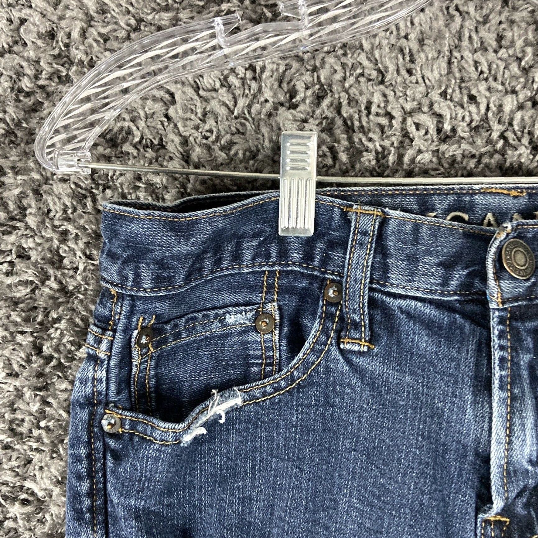 American Eagle Outfitters American Eagle Outfitters Jeans Adult Skinny 29x29 Blue Distressed Mens Size US 29 - 5 Thumbnail