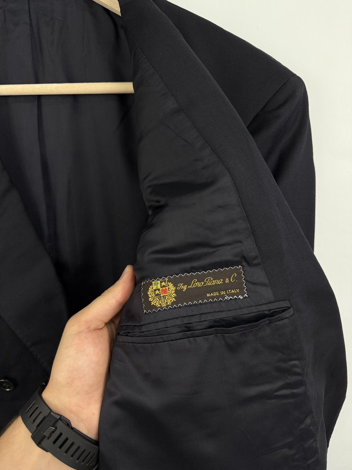 Loro Piana 🇮🇹 Vintage Loro Piana Classic Blazer Retro Rare Size 40R - 6 Thumbnail