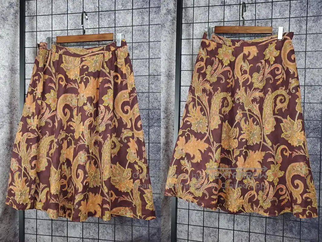 Burberry Burberry Summer Purple Floral Print Top. Size L / US 10 / IT 46 - 3 Thumbnail