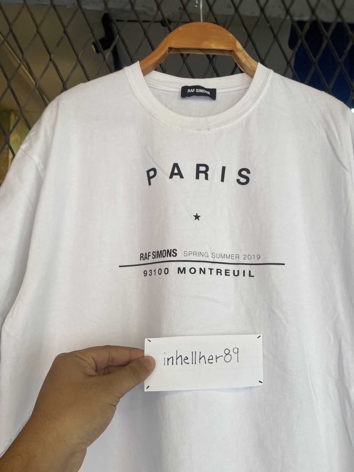 Raf Simons SS19 93100 Montreuil Paris Oversize T-Shirt Size US XS / EU 42 / 0 - 1 Thumbnail