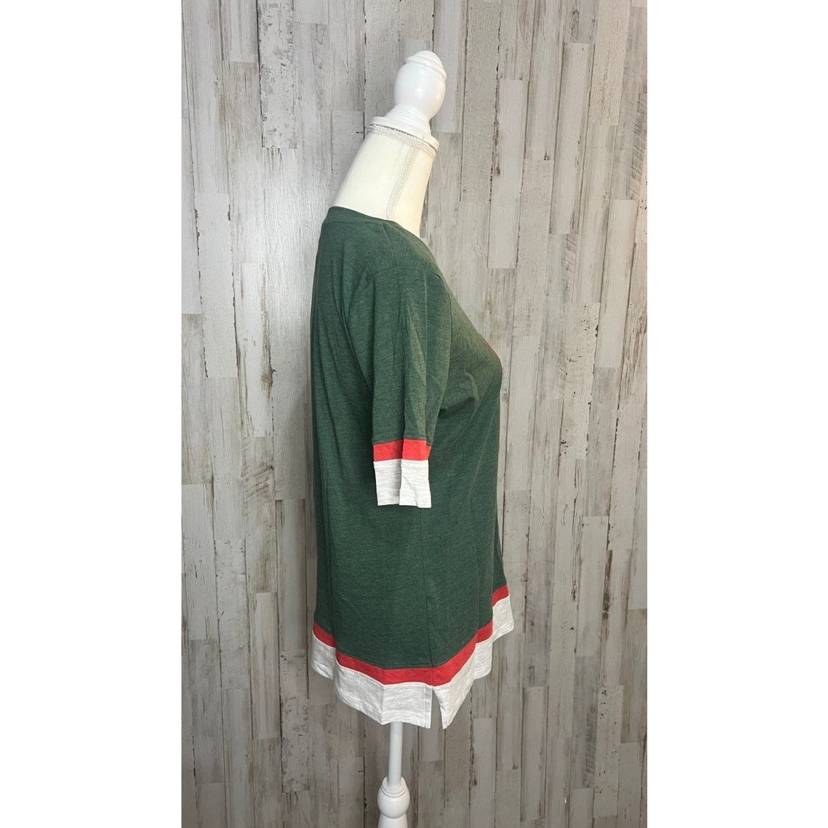 NHL NWT Minnesota Wild Women's Medium Green Short Sleeve T-Shirt Size M / US 6-8 / IT 42-44 - 3 Thumbnail