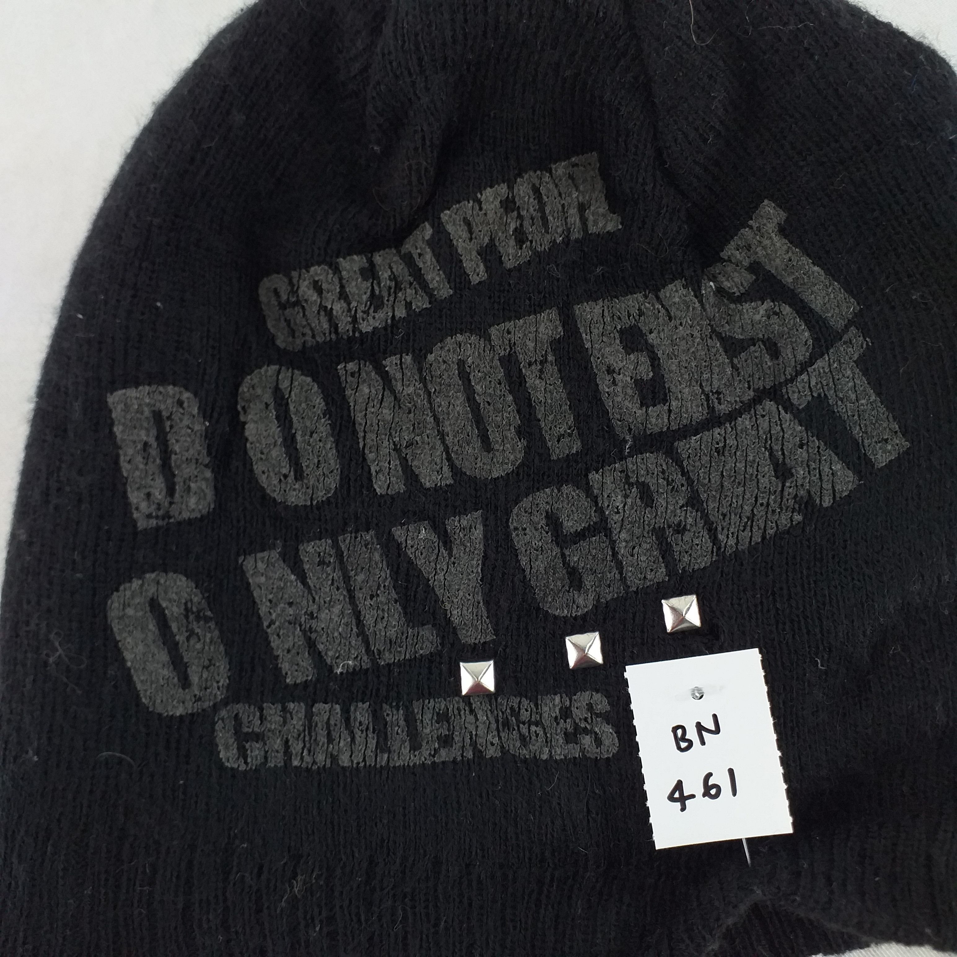 Seditionaries Vintage Printed Wording Snow Cap Hat Beanie -BN461 Size ONE SIZE - 5 Thumbnail