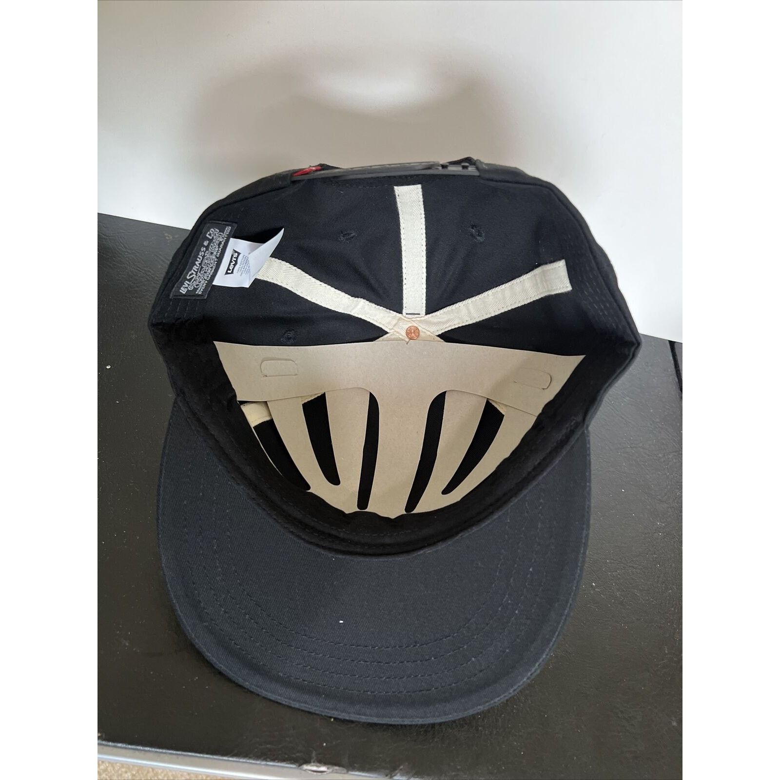 Levi's Printed Logo Baseball Hat Flat brim adjustable Snapback Cap Size ONE SIZE - 10 Thumbnail