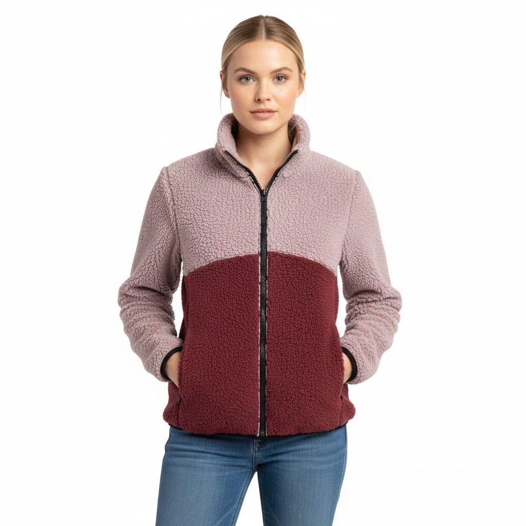 Lucky Brand Lucky Brand Colorblock Lightweight Faux Shearling Jacket, M Size M / US 6-8 / IT 42-44 - 5 Thumbnail