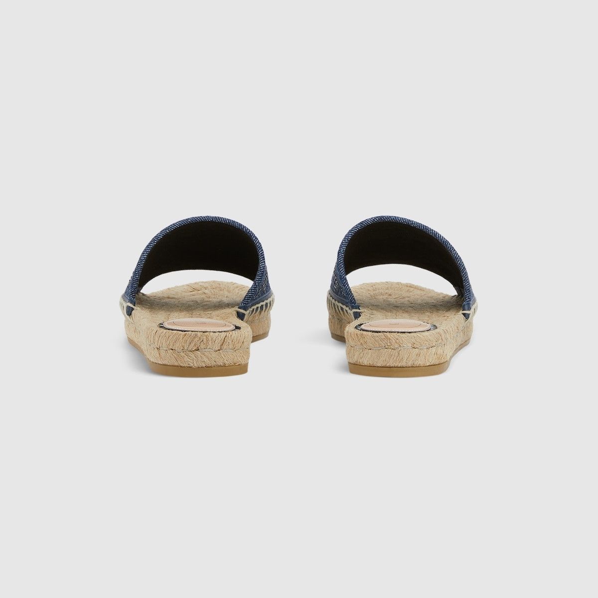 Gucci o1s1wg110425 Women's Slide Espadrille With GG Crystals Size US 7 / IT 37 - 4 Thumbnail