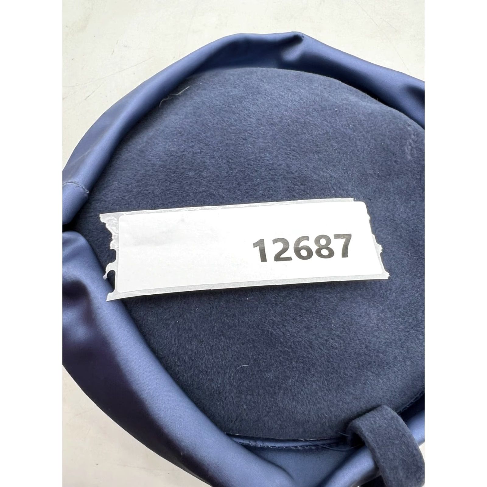 Vintage VINTAGE Cedar Crest Blue Pillbox hat Round Made in Italy 7 1/8 Wool 100% Wool Formal Women’s Size ONE SIZE - 7 Thumbnail