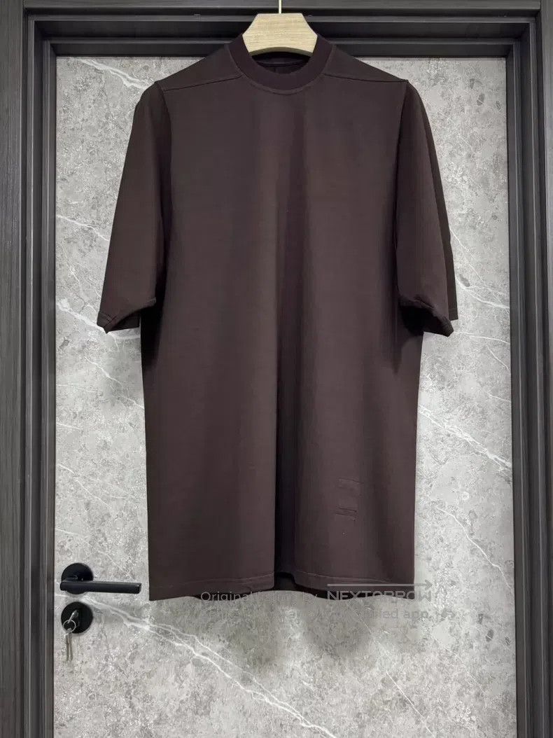 Rick Owens RICK OWENS Heavyweight five-quarter sleeve T-shirt Size US S / EU 44-46 / 1 - 1 Thumbnail