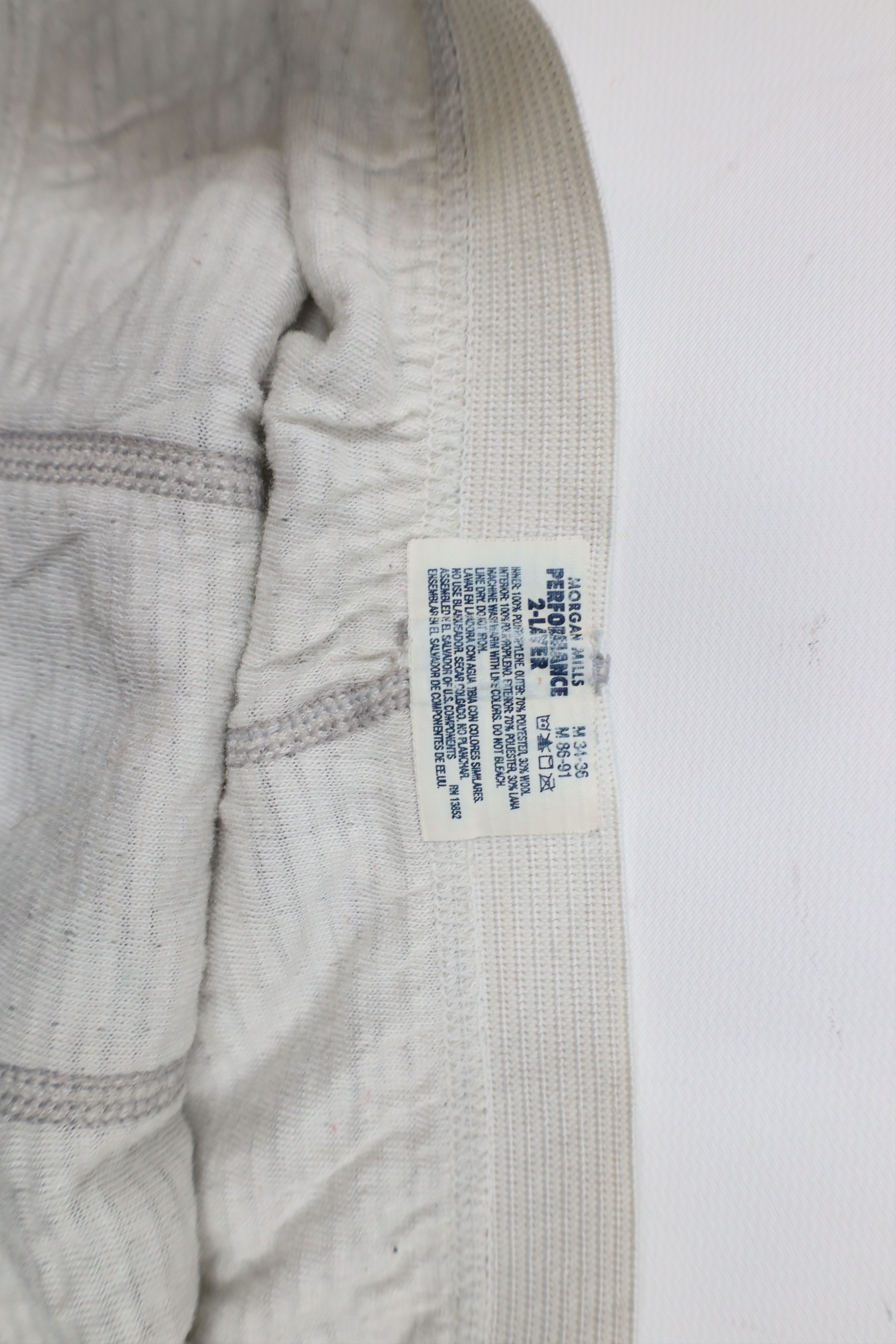 Vintage Vintage 90s Streetwear Wall Wool Blend Thermal Pants Gray Size US 34 / EU 50 - 6 Thumbnail