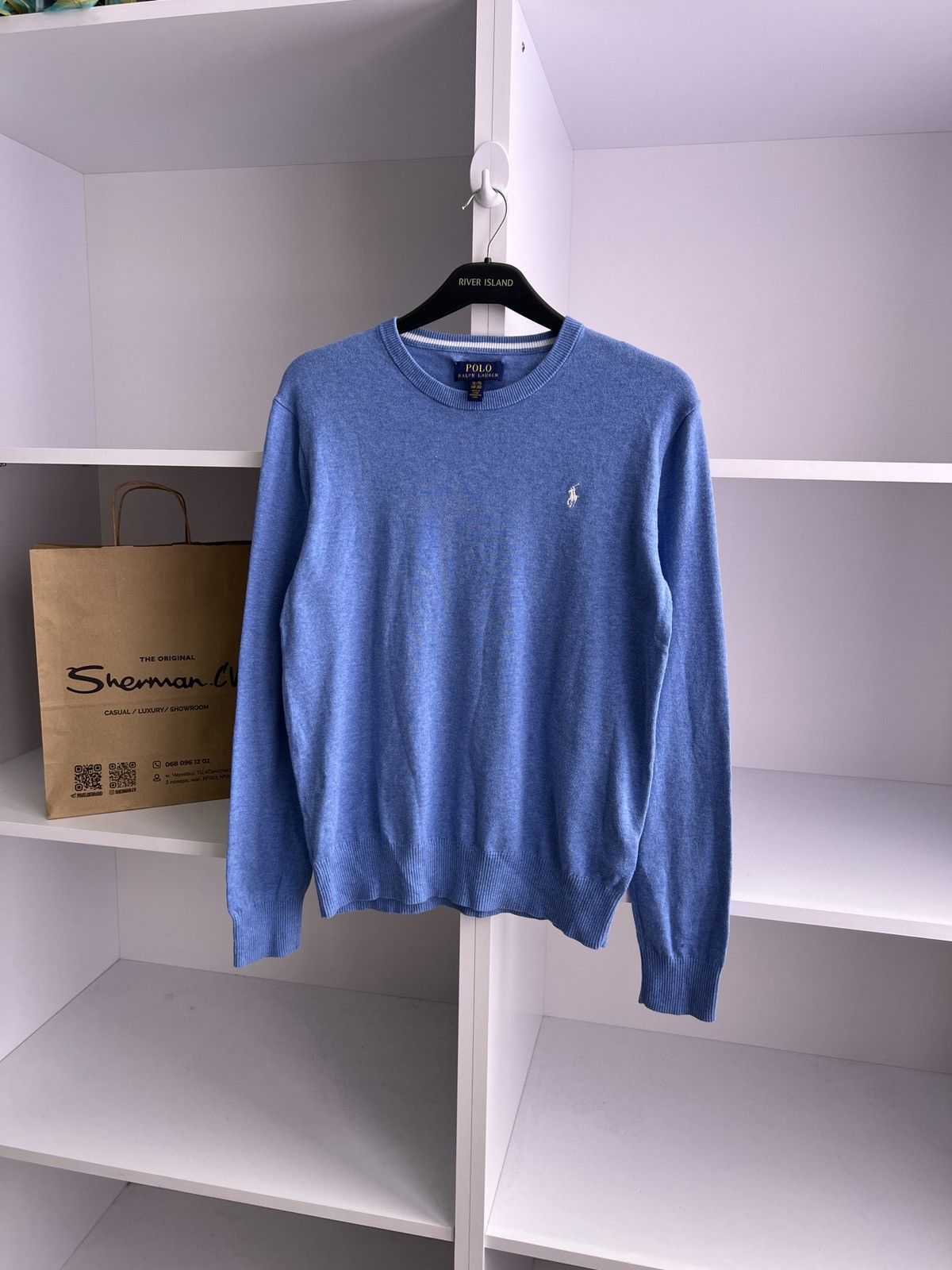 Polo Ralph Lauren × Vintage Vintage Polo Ralph Lauren V-neck Sweater Size US M / EU 48-50 / 2 - 2 Thumbnail