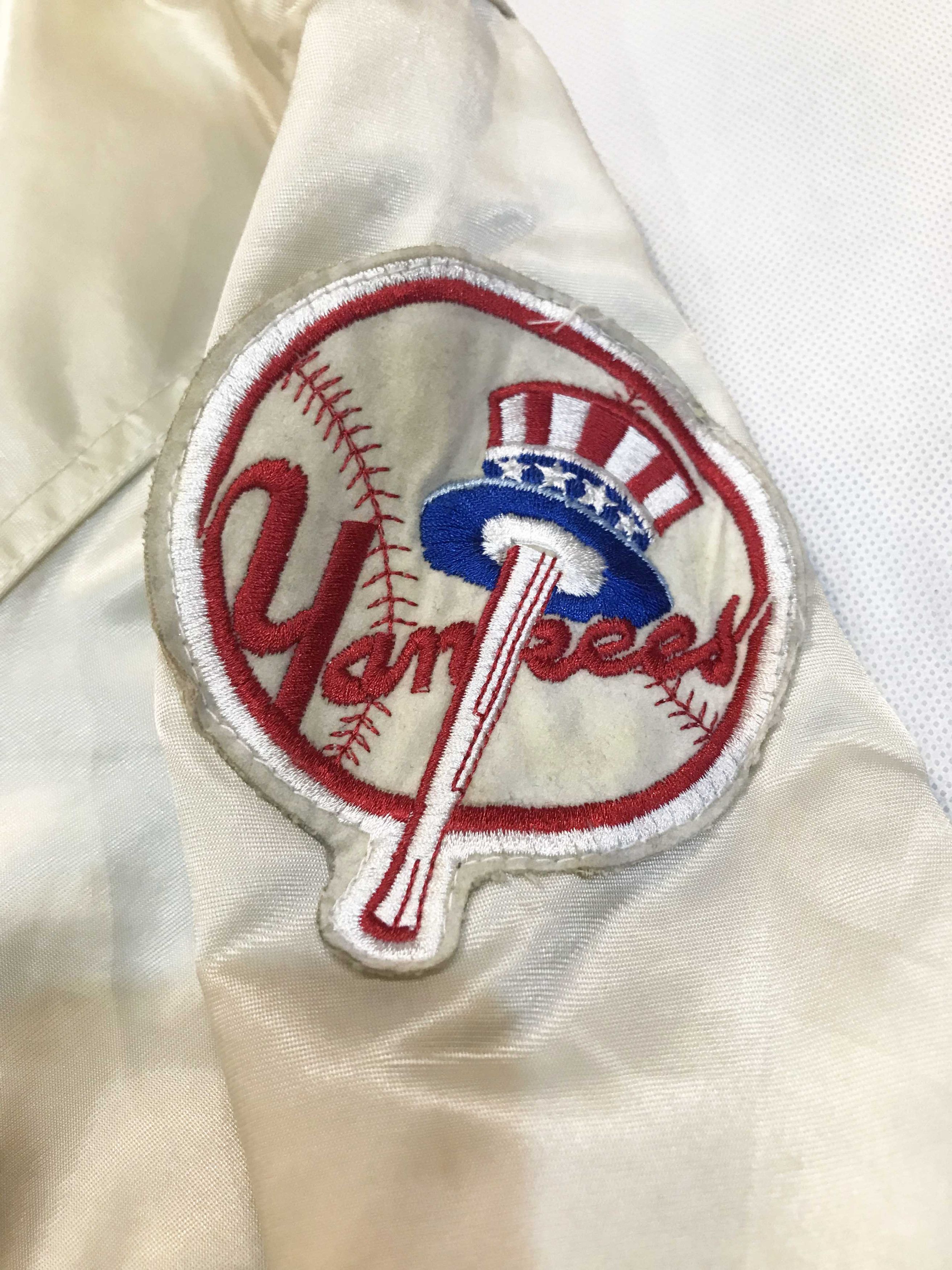 MLB × New York Yankees × Vintage Vintage Felco MLB New York Yankees Bomber Satin Jacket Size US L / EU 52-54 / 3 - 7 Thumbnail