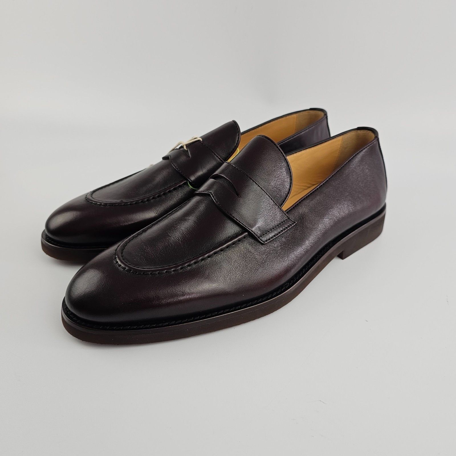 BRUNELLO CUCINELLI $1200 Dark Chili Loafers New & Authentic