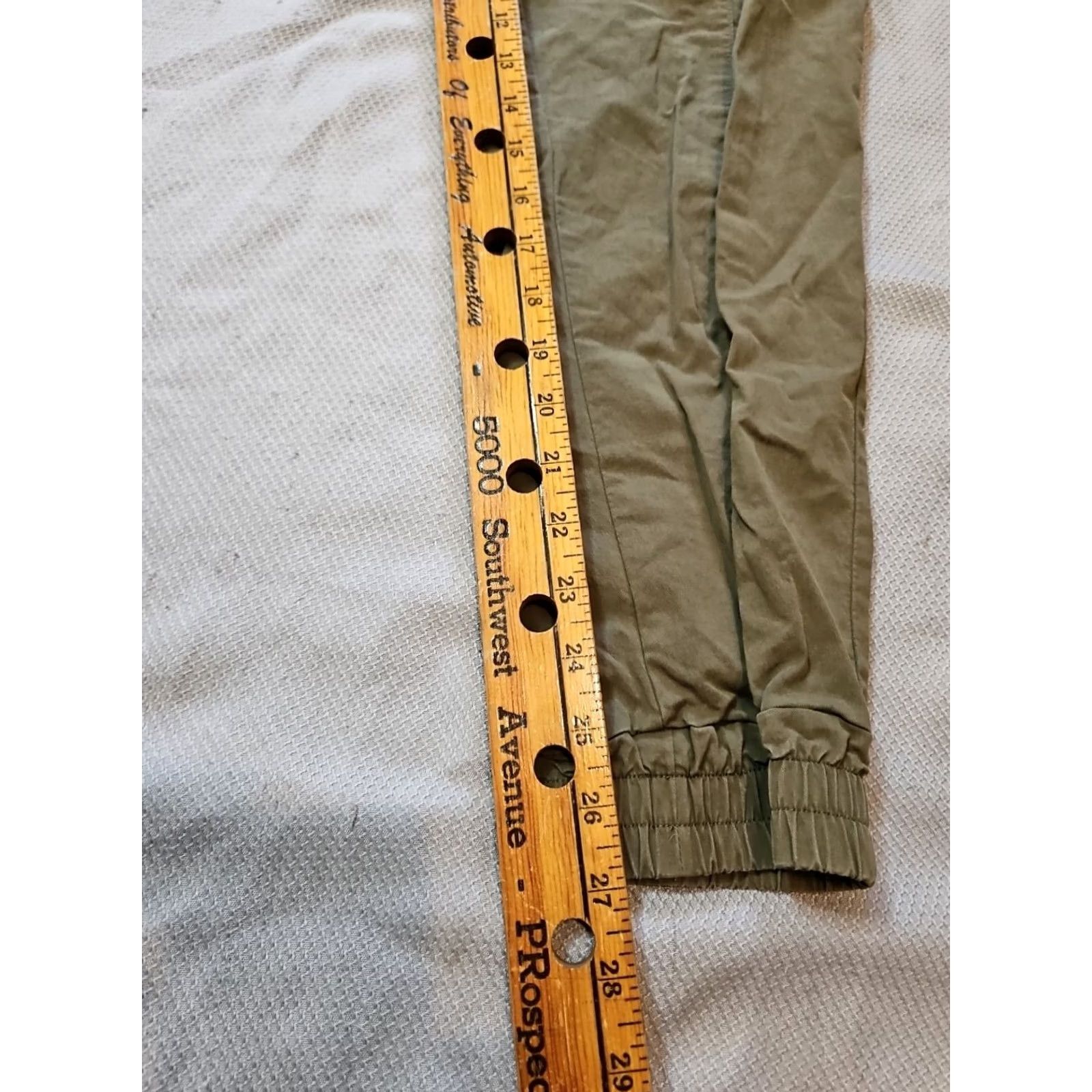Umbro VINTAGE Umbro Cargo Pants Womens XL Green Logo Tapered Elastic Waist Ankle Shirt Size 40" / US 18 - 7 Thumbnail