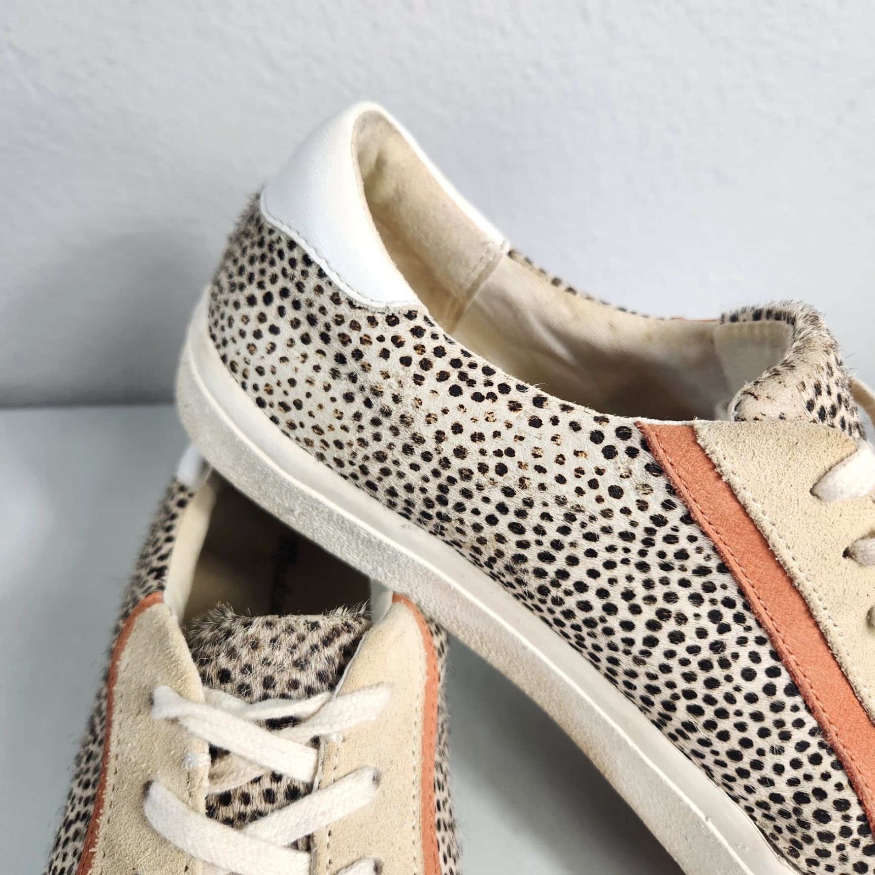 Madewell Madewell Sidewalk Sneakers in Spotted Calf Hair-Size 10 Size US 10 / IT 40 - 3 Thumbnail