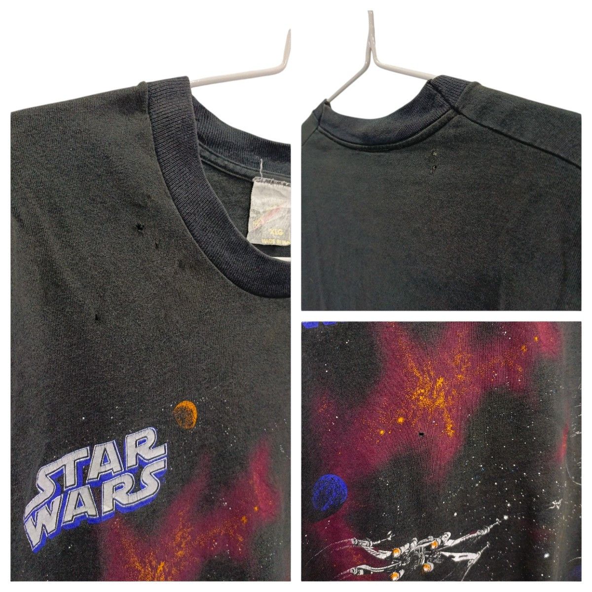 Vintage Vintage 90s Faded Star Wars Death Star Size US XL / EU 56 / 4 - 9 Thumbnail