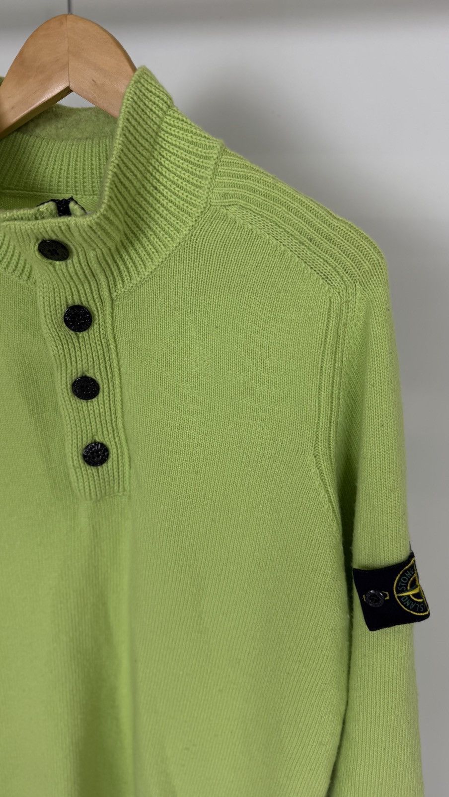 Stone Island Stone Island 1/4 Zip Sweater Size US XL / EU 56 / 4 - 2 Thumbnail