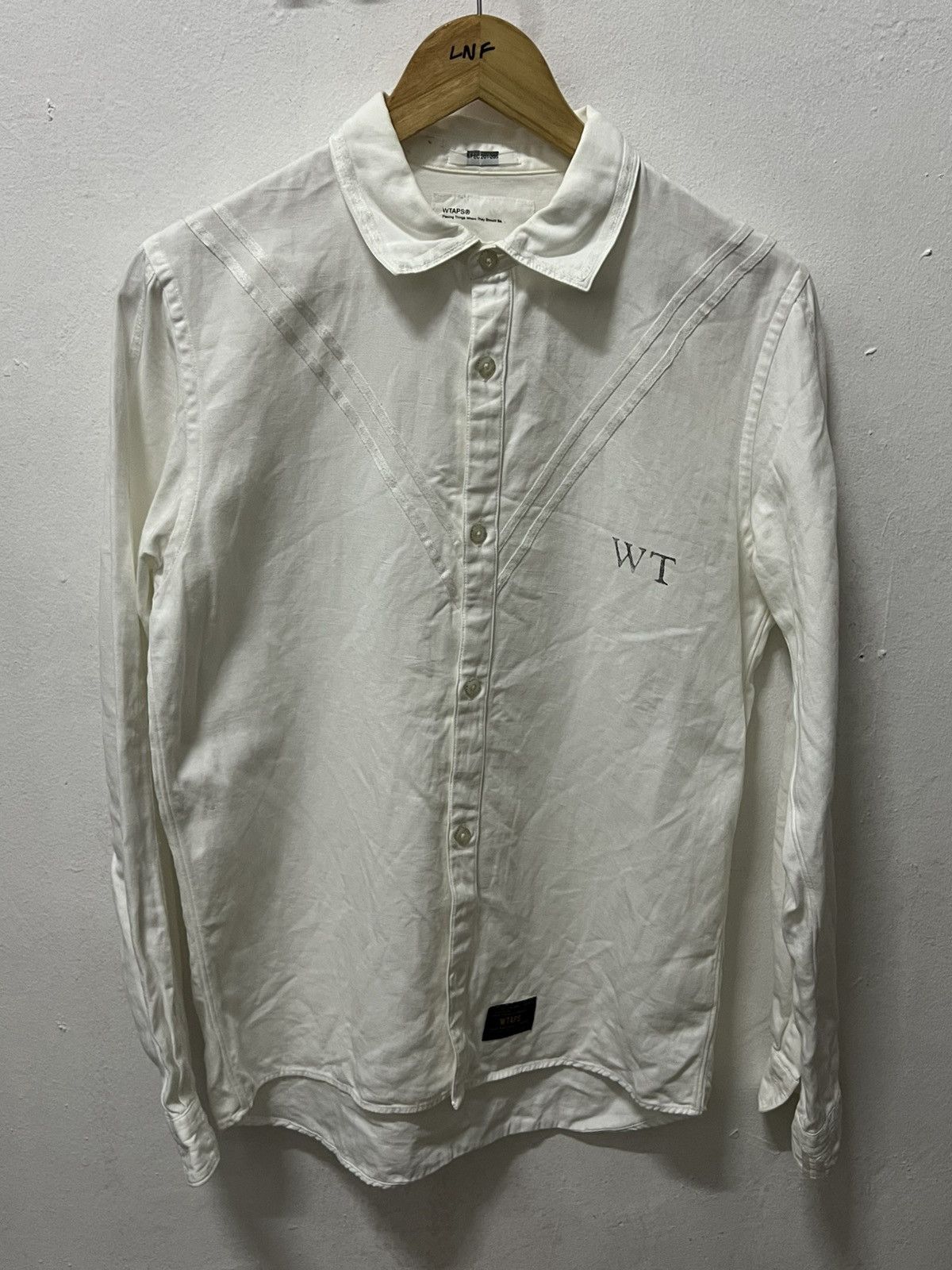 Wtaps WTAPS White Long Sleeve Button Up Shirt Size US M / EU 48-50 / 2 - 14 Thumbnail