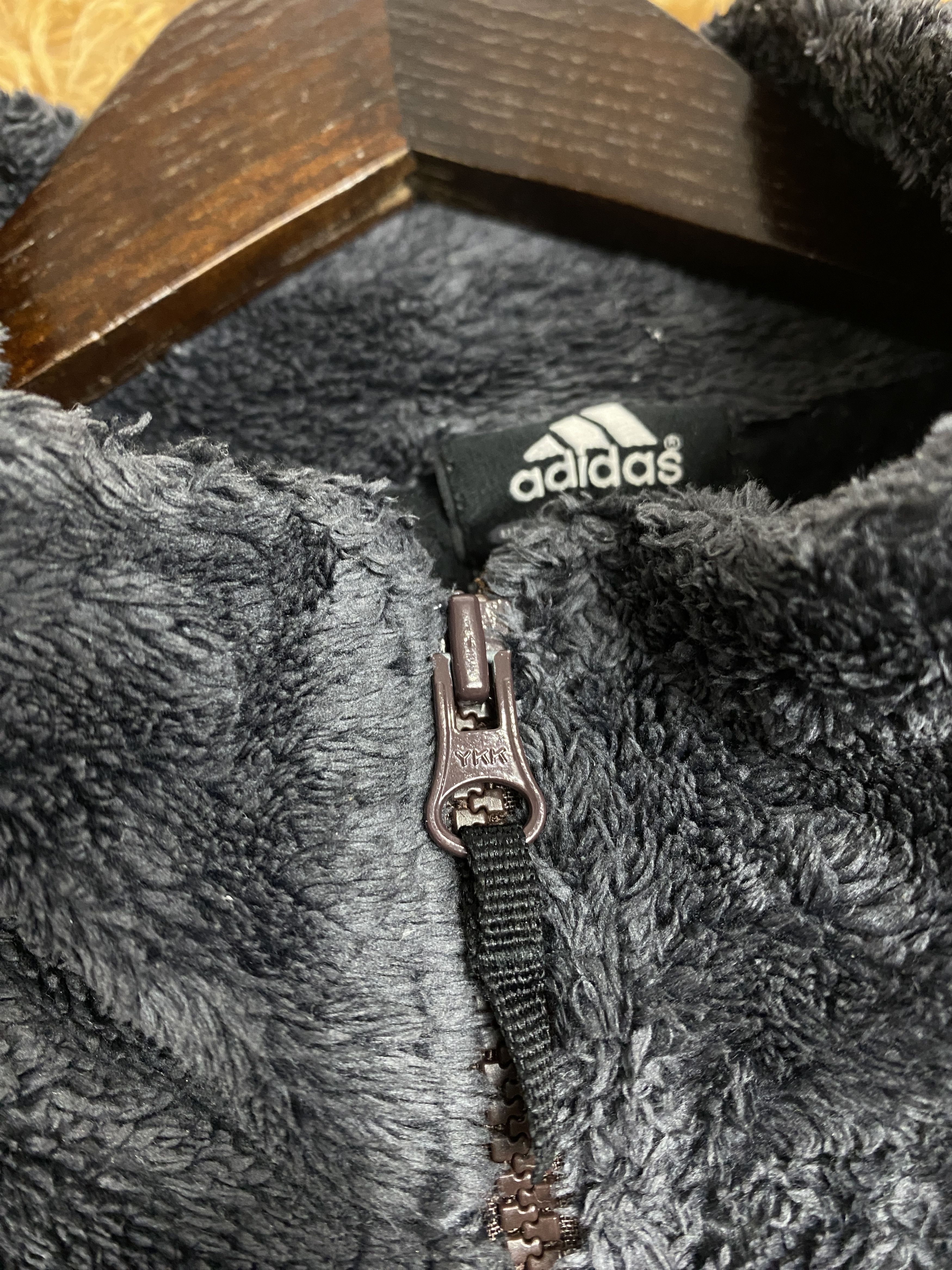 Adidas Vintage Adidas Fleece Zip Up Jacket PJ2614 Size US S / EU 44-46 / 1 - 5 Thumbnail