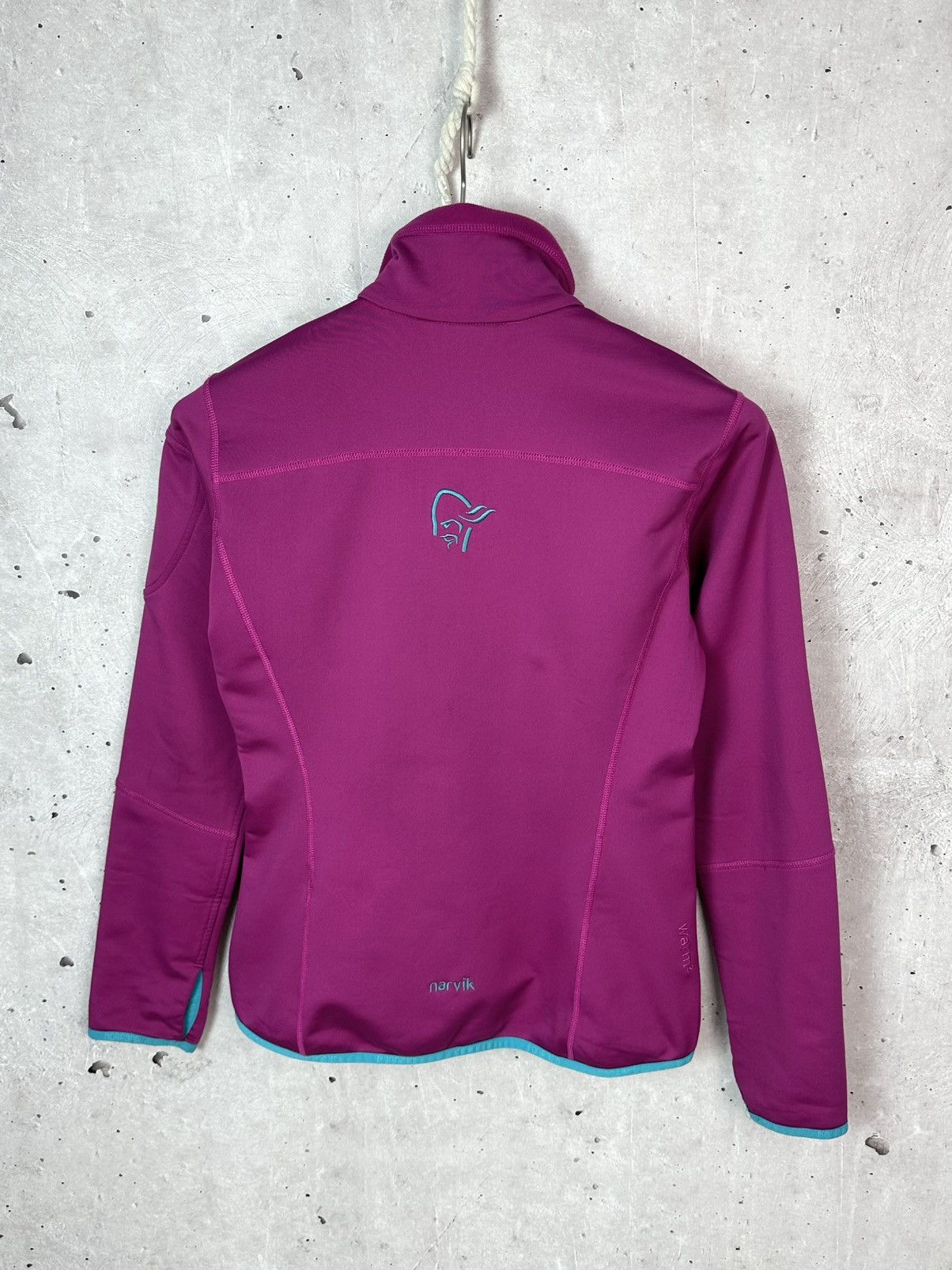 Norrona Norrona Narvik Warm2 Stretch Pink Zip Fleece Women’s Jacket Size XS / US 0-2 / IT 36-38 - 10 Thumbnail