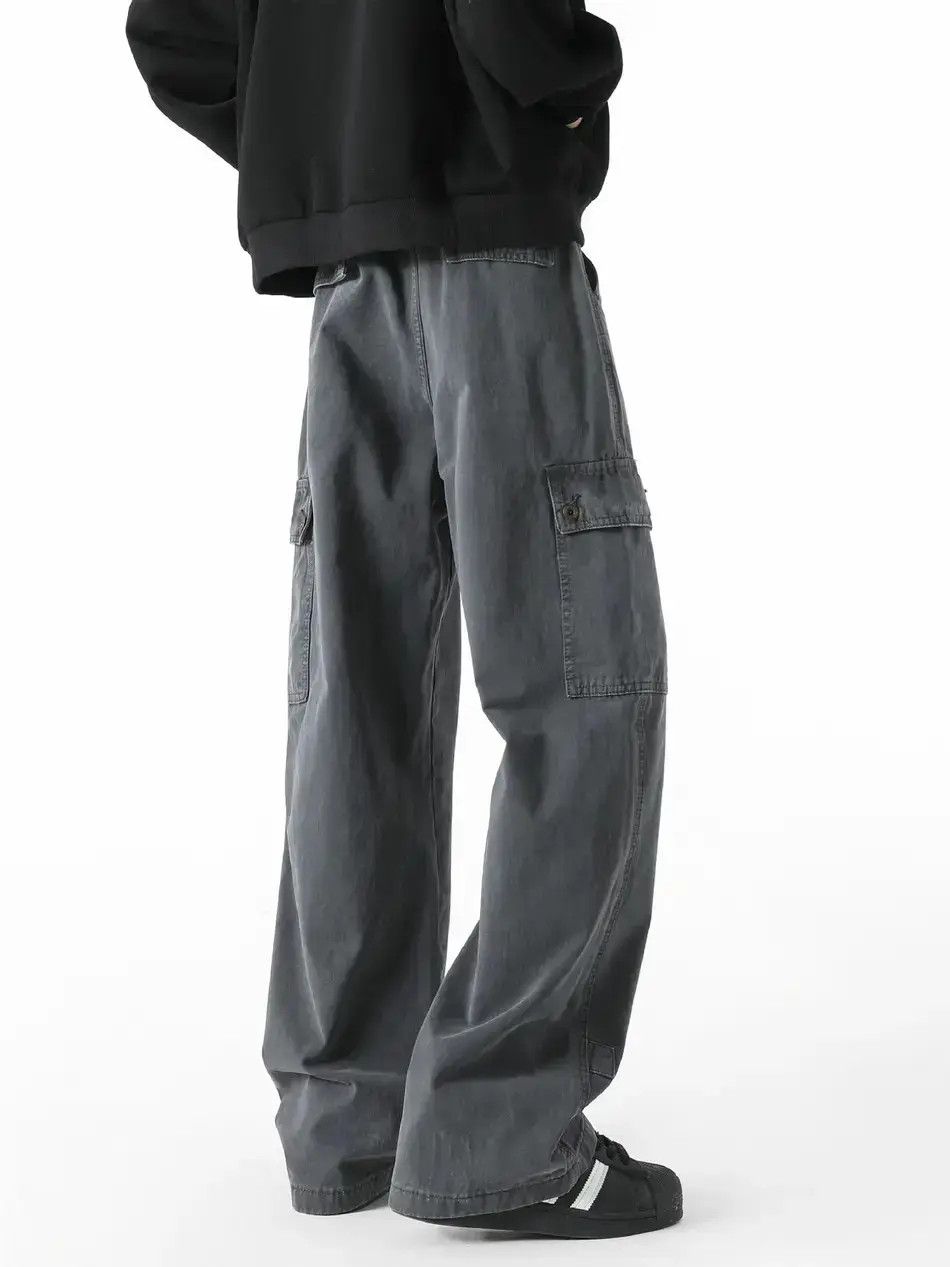 Japanese Brand Retro loose casual wide leg jeans Size US 32 / EU 48 - 3 Thumbnail