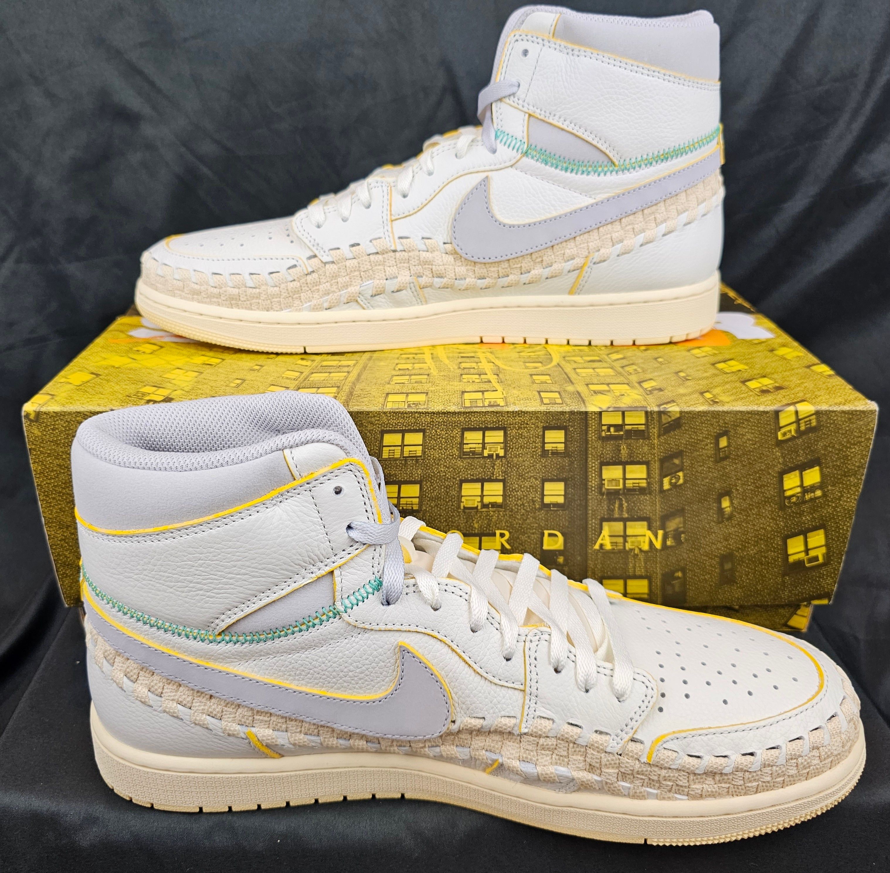 Jordan Brand Nike Jordan 1 Retro Hi OG SP Union LA Bephies Beauty Supply Size US 14 / EU 47 - 3 Thumbnail