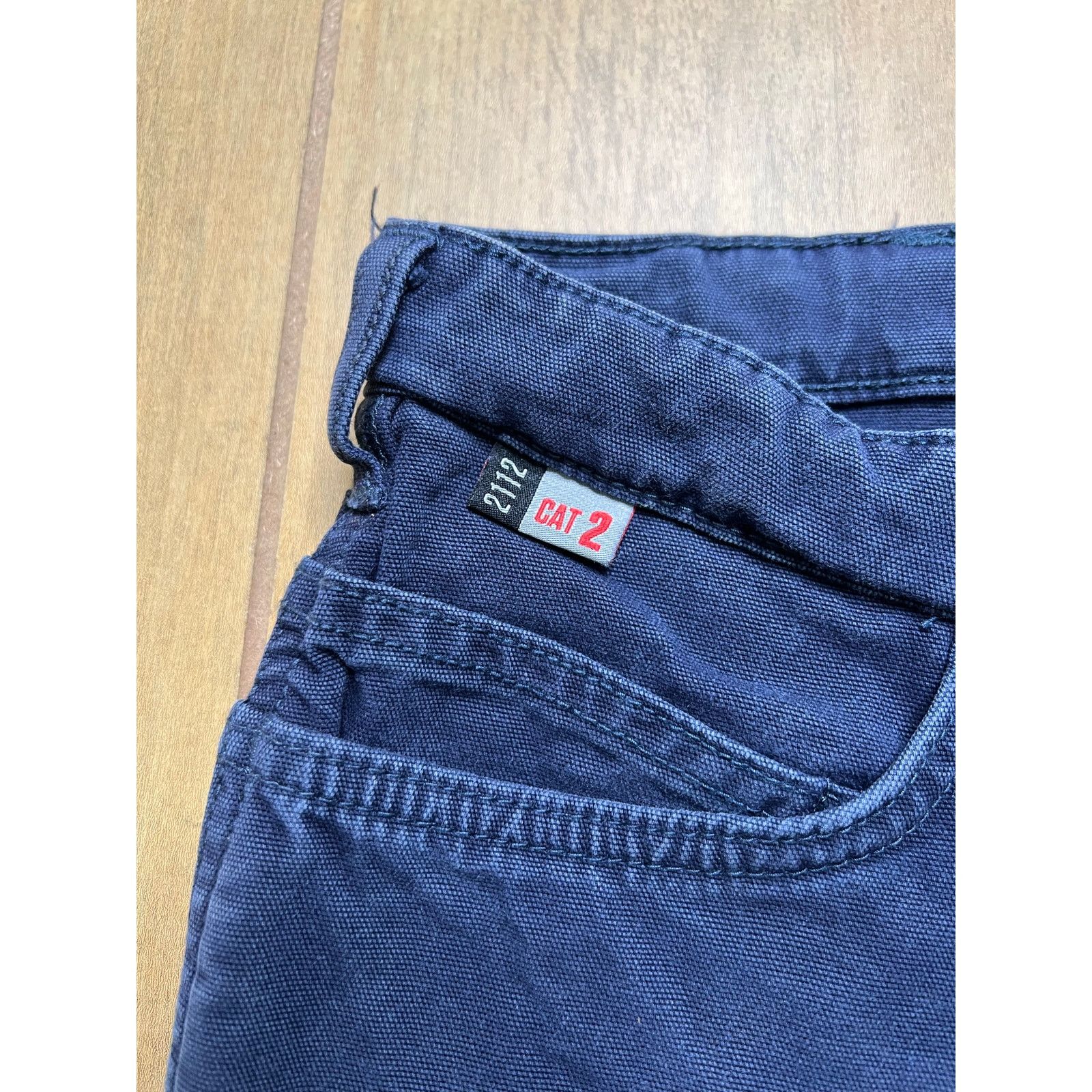Carhartt Women Carhartt Sz 8 regular Blue Denim 30x29 Y2K utility Size 30" / US 8 / IT 44 - 4 Thumbnail