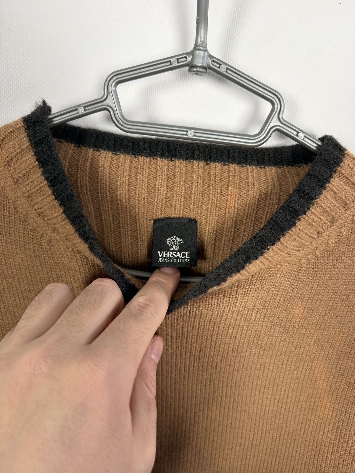Versace Jeans Couture Versace Jeans Couture Crewneck Wool Sweater Italy Size M Size US M / EU 48-50 / 2 - 7 Thumbnail