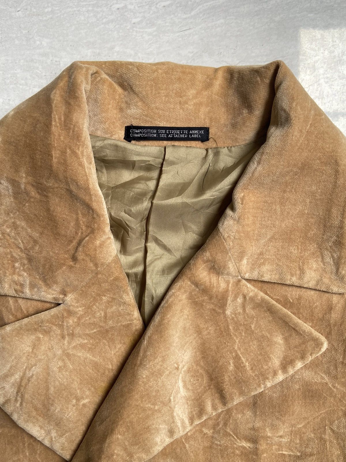 Yohji Yamamoto NOUÉ-RUE Brown Coat Jacket Size US S / EU 44-46 / 1 - 9 Thumbnail