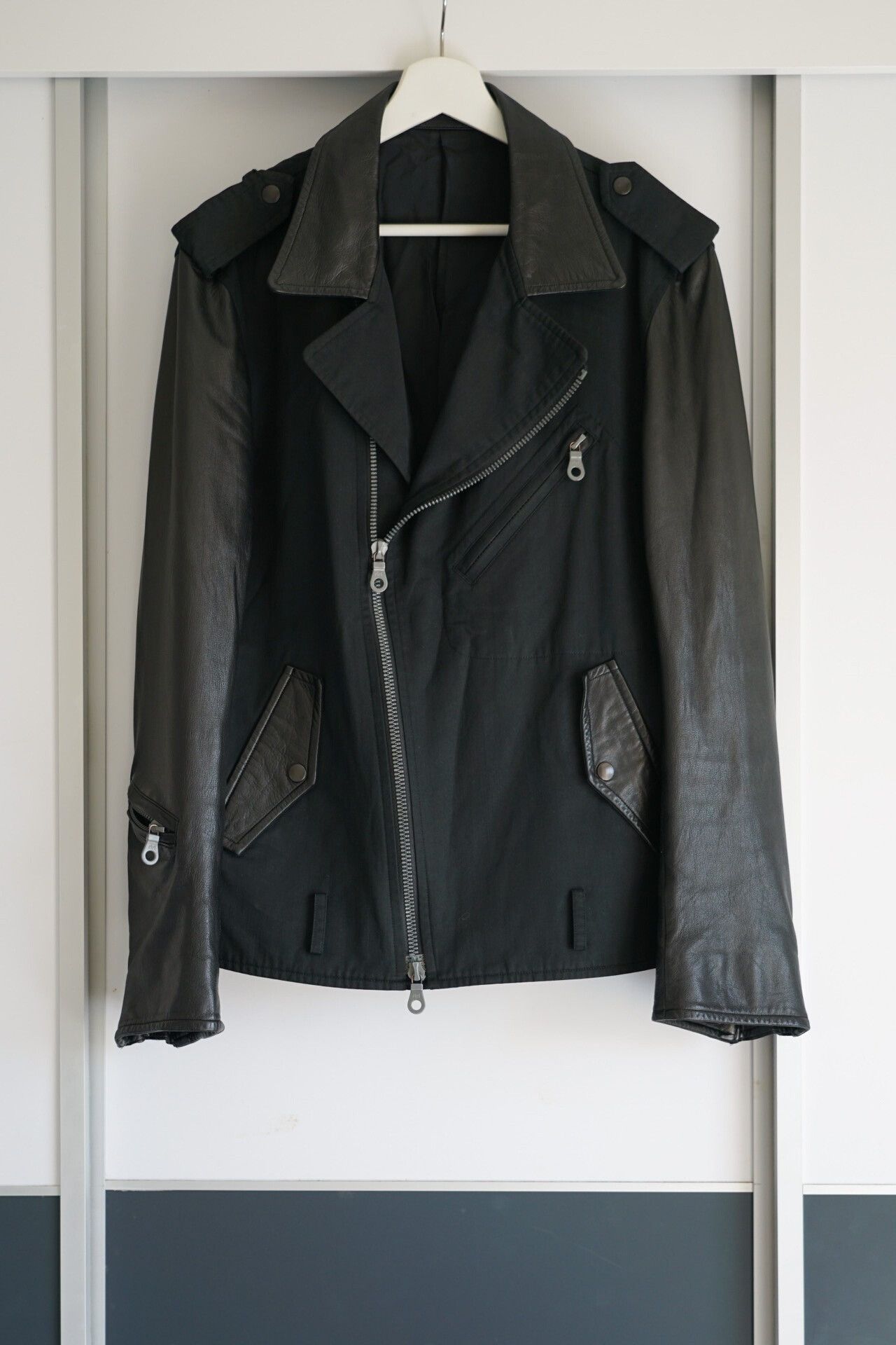 Yohji Yamamoto yohji yamamoto leather zip short jacket Size US M / EU 48-50 / 2 - 1 Thumbnail