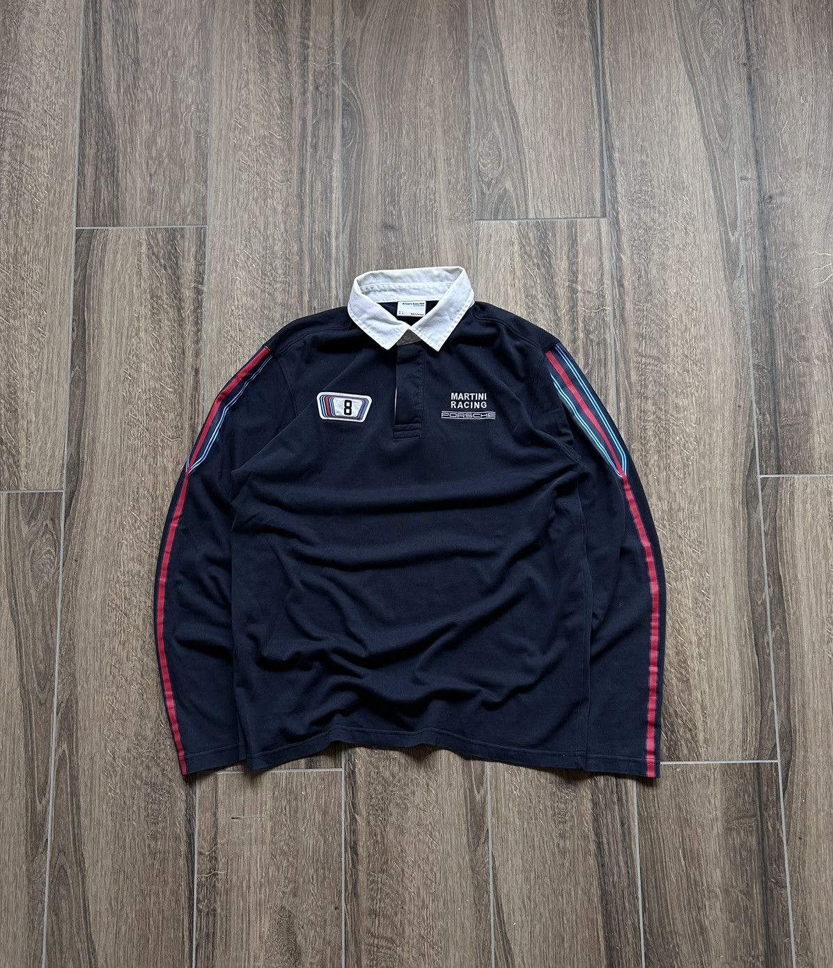 Porsche Design Porsche Martini Racing Long-sleeved rugby shirt | Grailed
