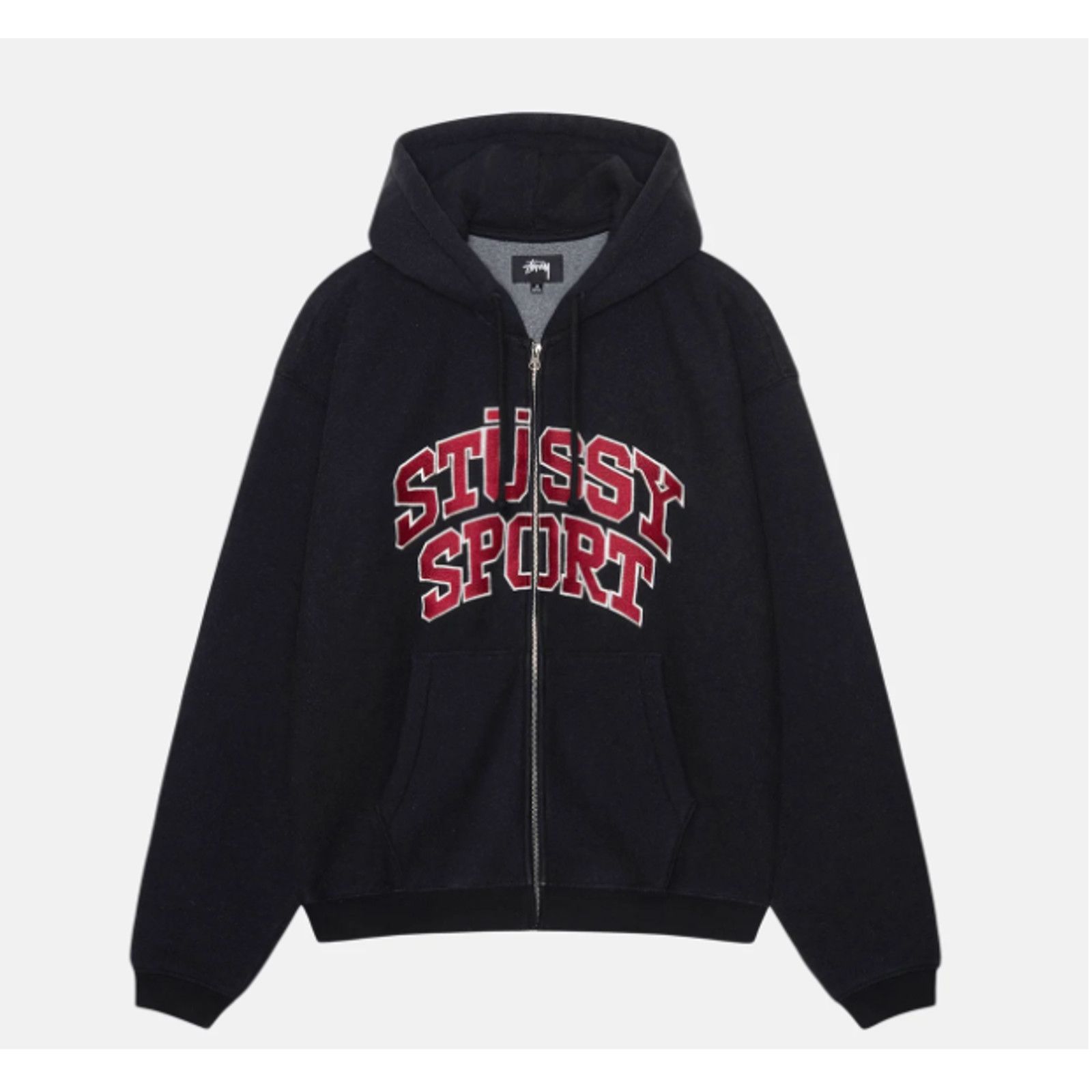 Stussy Block Sport Zip Hoodie | Grailed