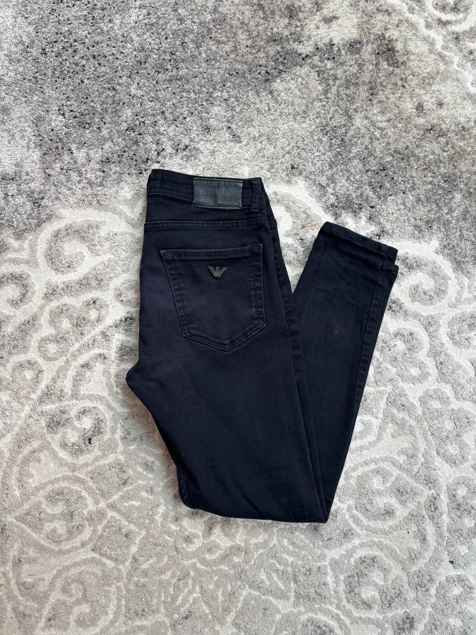 Armani Armani Jeans Black Skinny Distressed - Size 31 Size US 31 - 4 Thumbnail