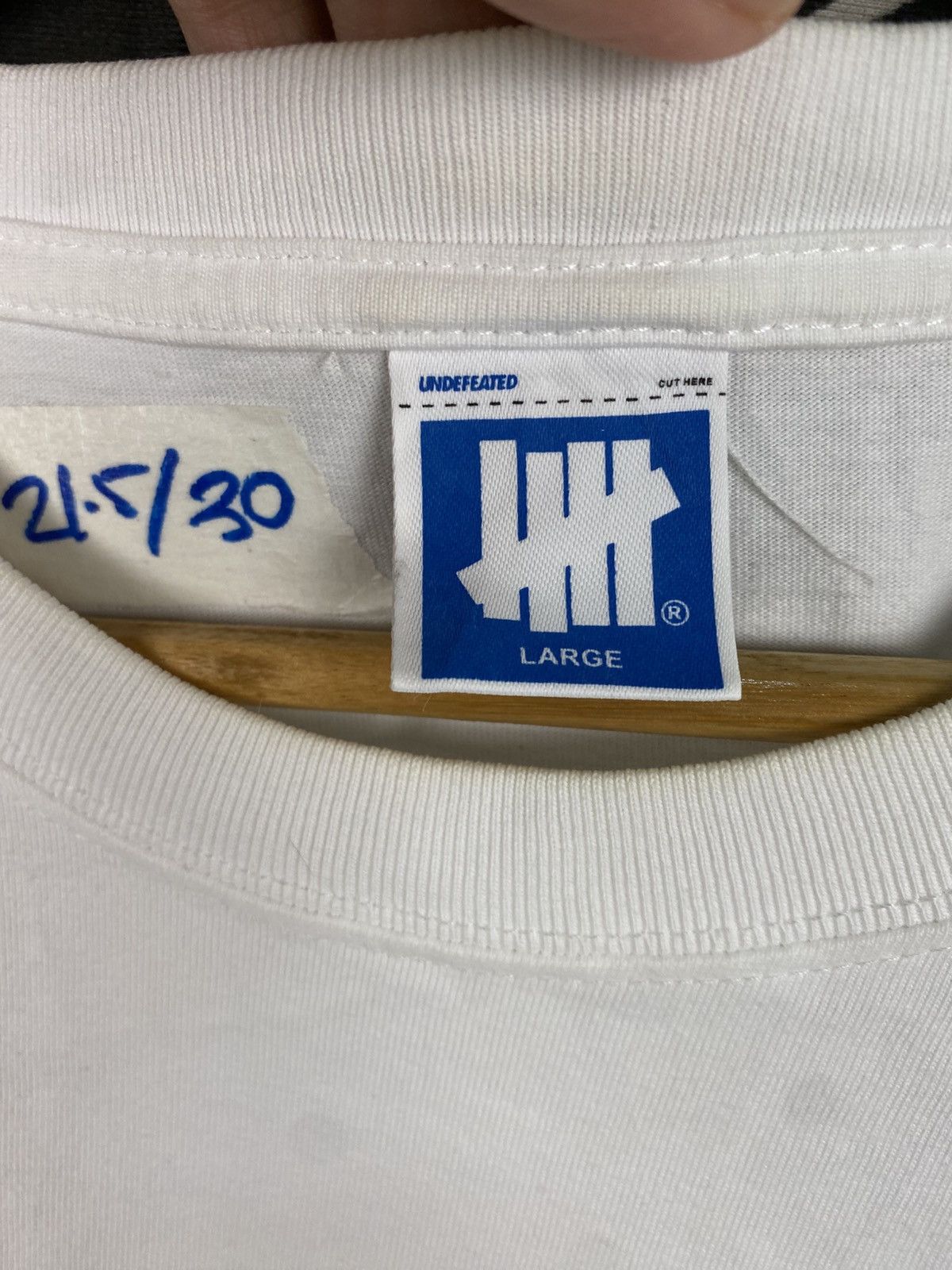 Undefeated Undefeated Graphic White Tee - Skateboard "U" Design Size US L / EU 52-54 / 3 - 5 Thumbnail