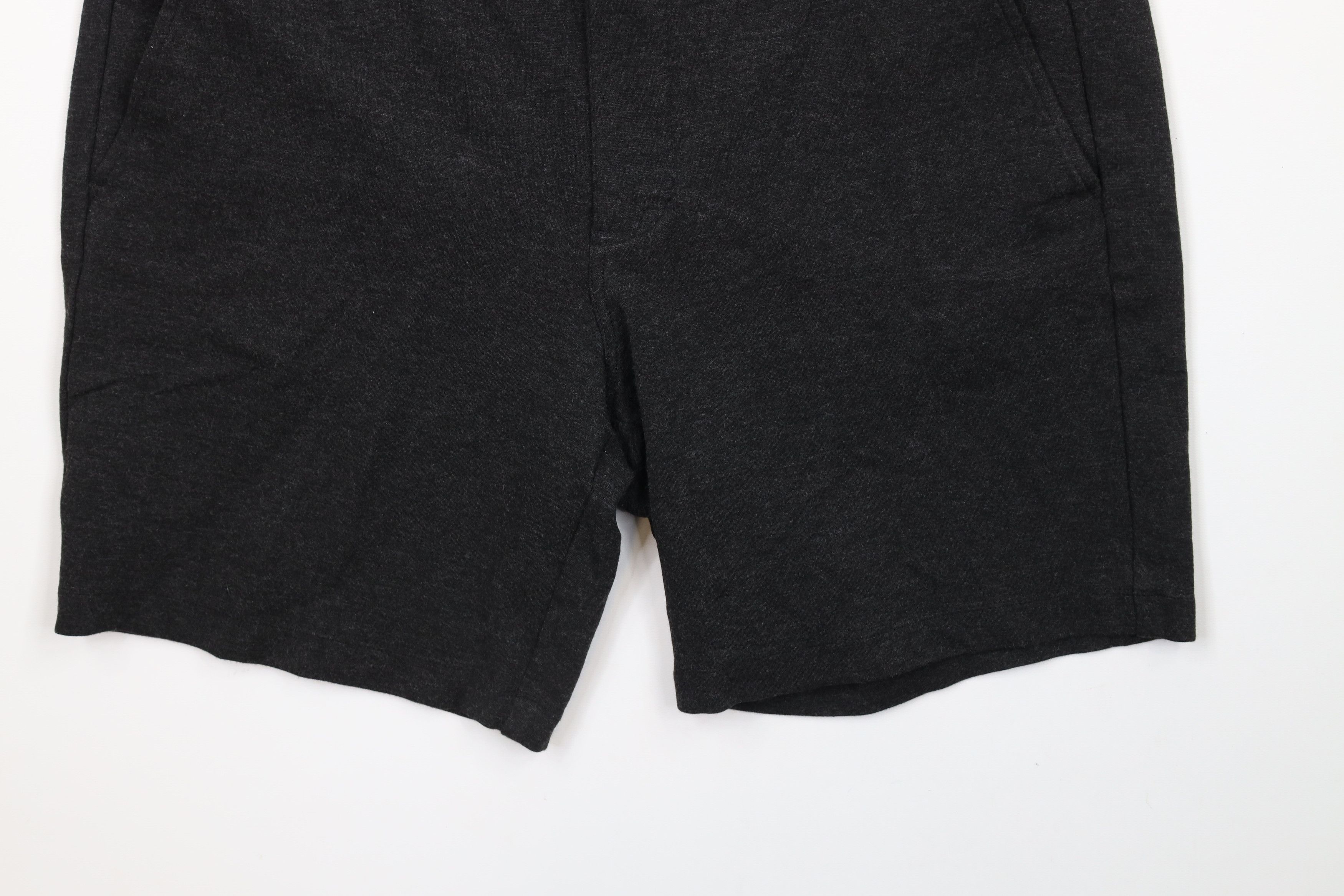 Kit and Ace × Vintage Kit & Ace Front Above Knee Jersey Knit Shorts Charcoal Gray Size US 32 / EU 48 - 4 Thumbnail