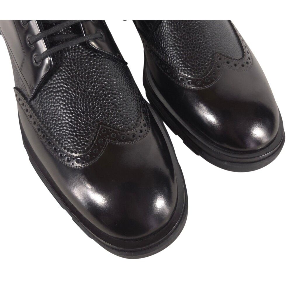 Alexander McQueen Alexander McQueen Hybrid Brogue Lace Up Boots US 9 EU 42 Men Size US 9 / EU 42 - 3 Thumbnail