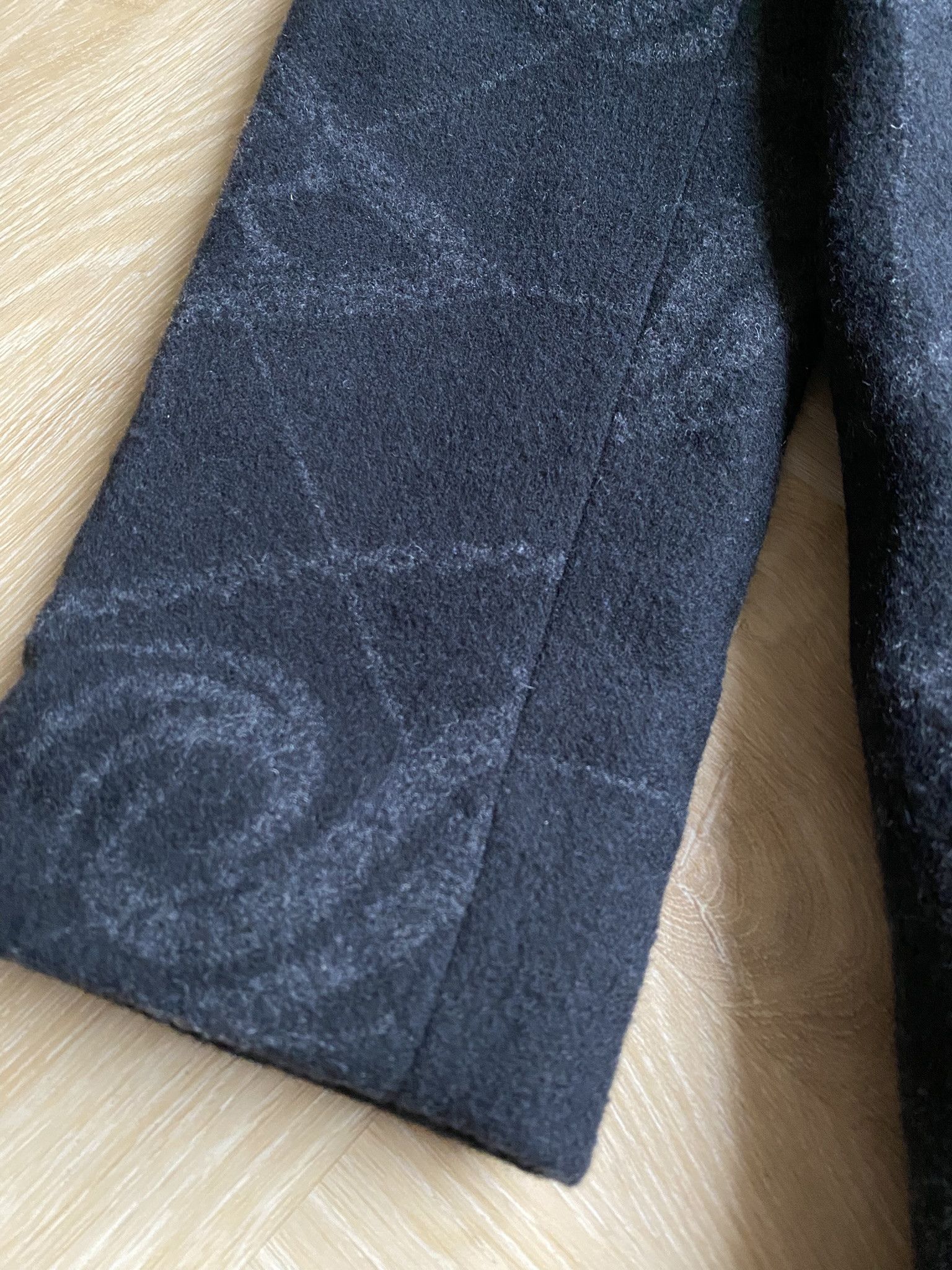 Acne Studios NWT $800 - Bankers Trench - Black Jacquard Logo Wool Size US M / EU 48-50 / 2 - 6 Thumbnail
