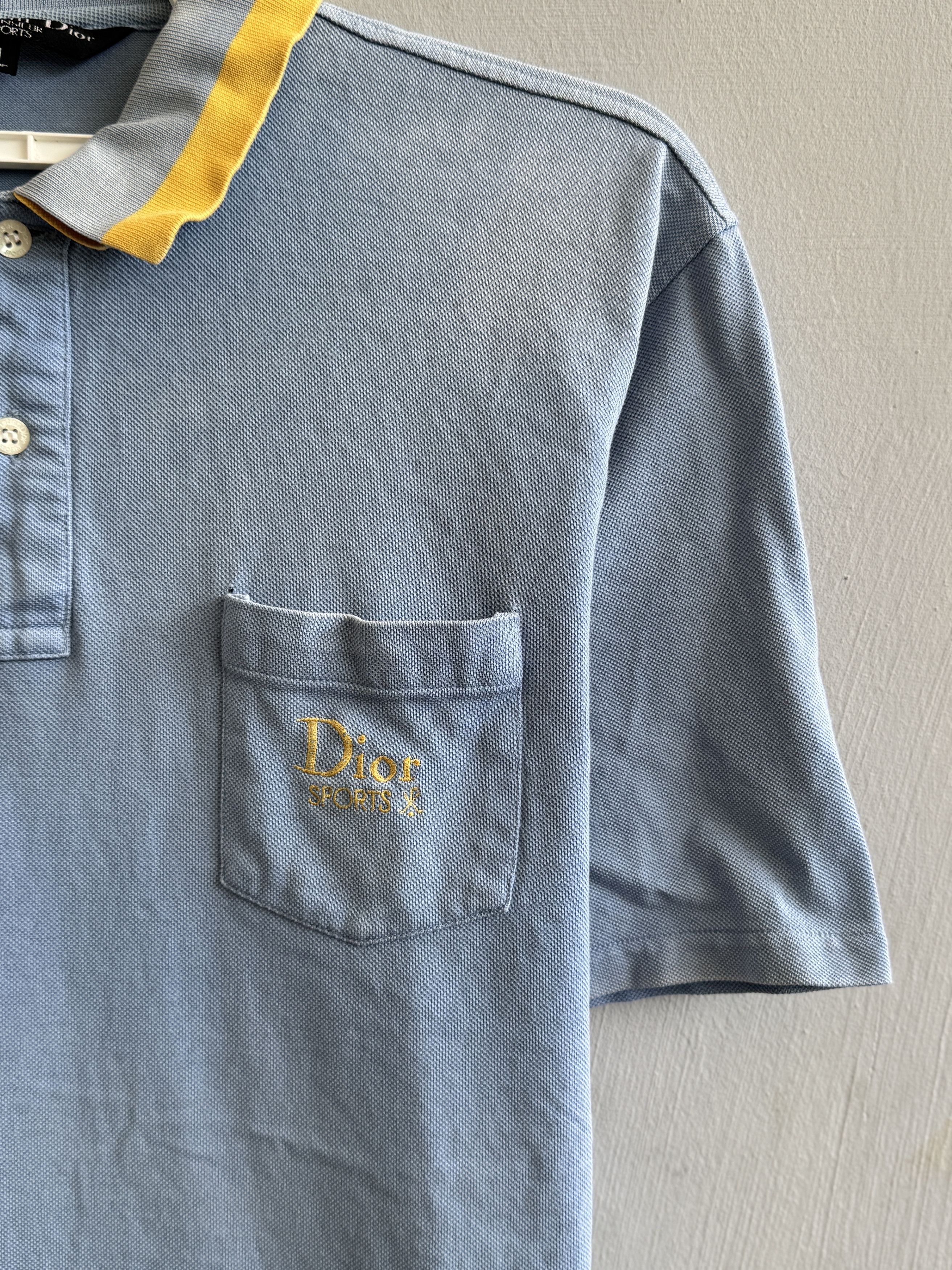 Dior Christian Dior Monsieur Sport Vintage Polo T-Shirt Size US L / EU 52-54 / 3 - 2 Thumbnail