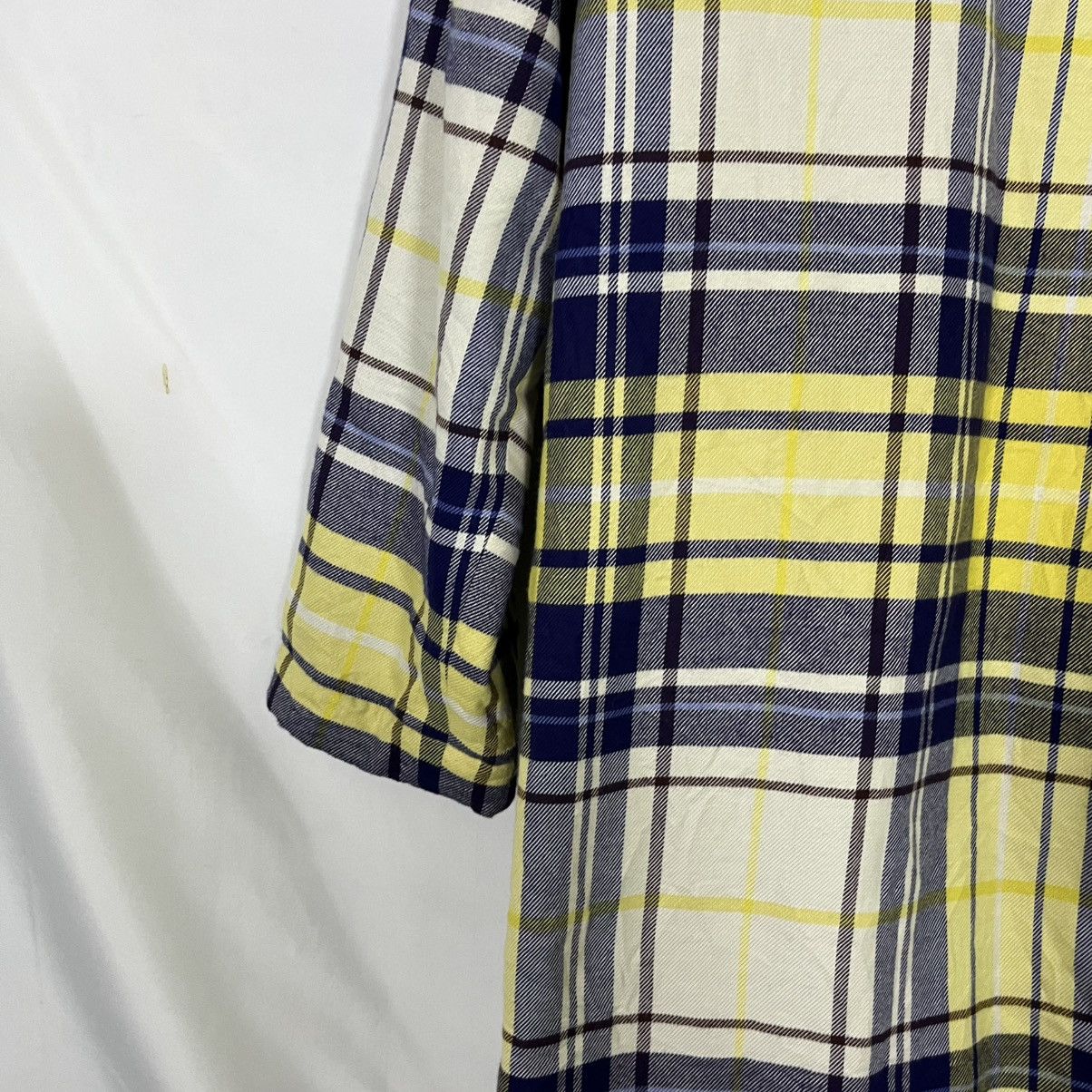 Tsumori Chisato TSUMORI CHISATO SLEEP WEAR PLAID COAT JACKET Size M / US 6-8 / IT 42-44 - 10 Thumbnail