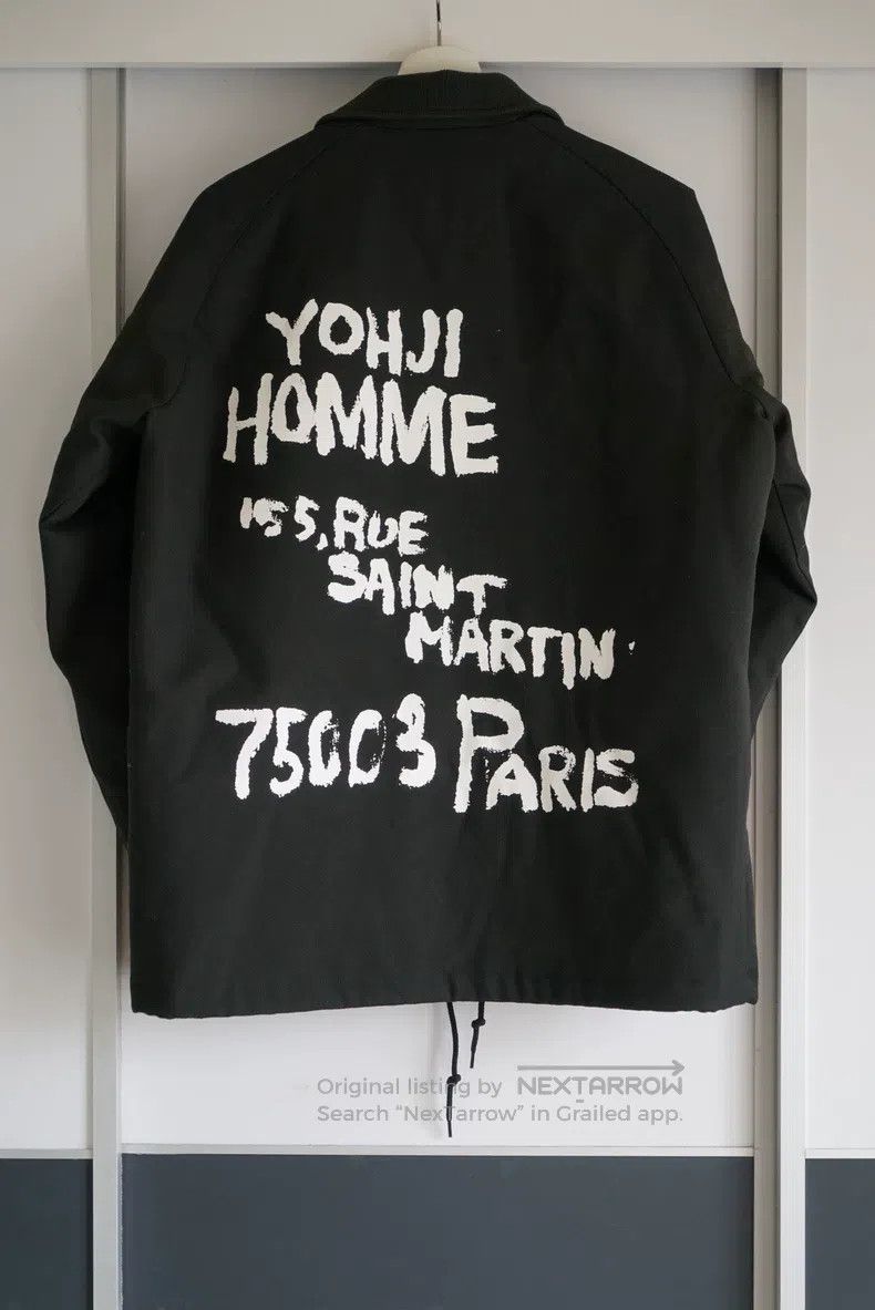 Yohji Yamamoto YOHJI YAMAMOTO Slogan Graffiti Coach Jacket Size US XL / EU 56 / 4 - 1 Thumbnail