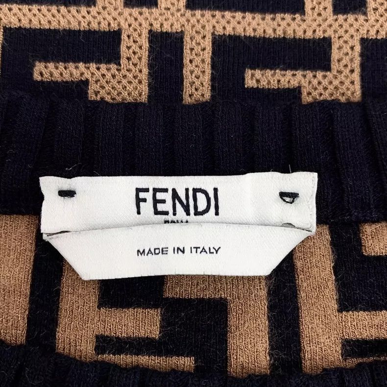 Fendi Fendi Brown Logo Print Long Sleeve Sweatshirt Size M / US 6-8 / IT 42-44 - 5 Thumbnail