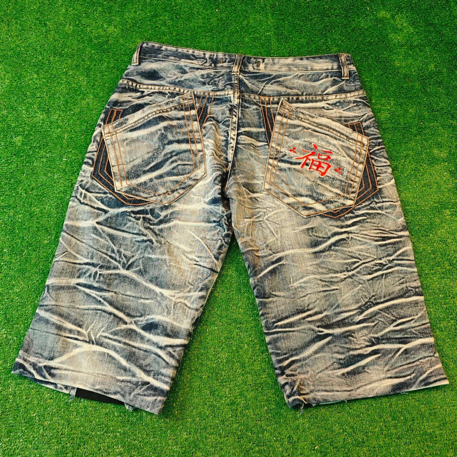 Vintage Kosmo Lupo K&M Denim Shorts mens 34 y2k oldschool drip Size US 34 / EU 50 - 2 Thumbnail