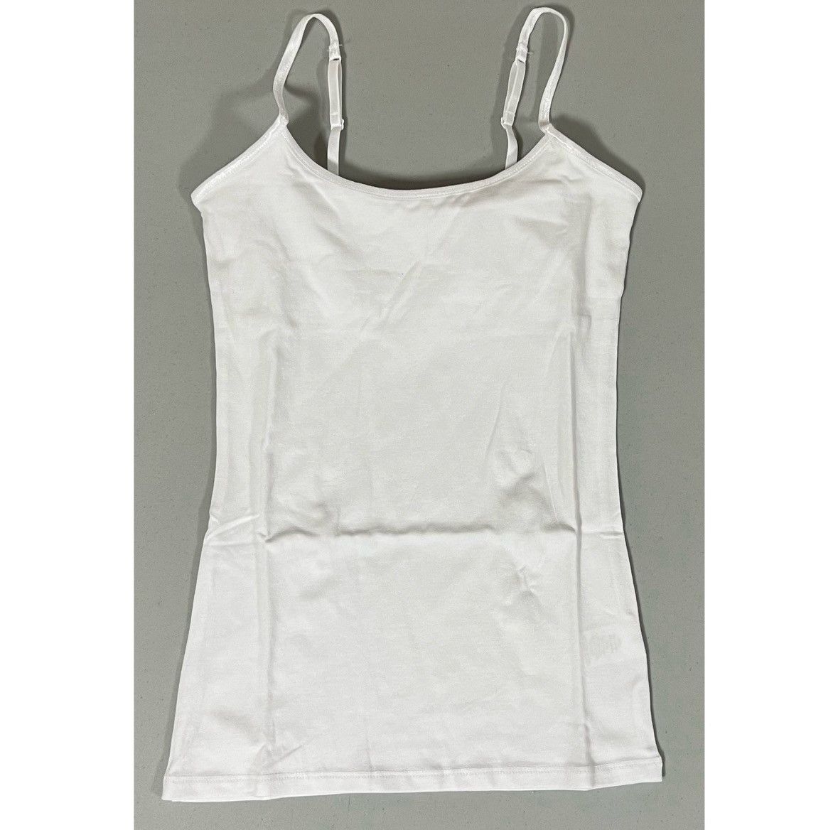 Sonoma SO White Shelf-Bra Cami Camisole Tank Top Shirt Size XS 🤍 Size XS / US 0-2 / IT 36-38 - 2 Thumbnail