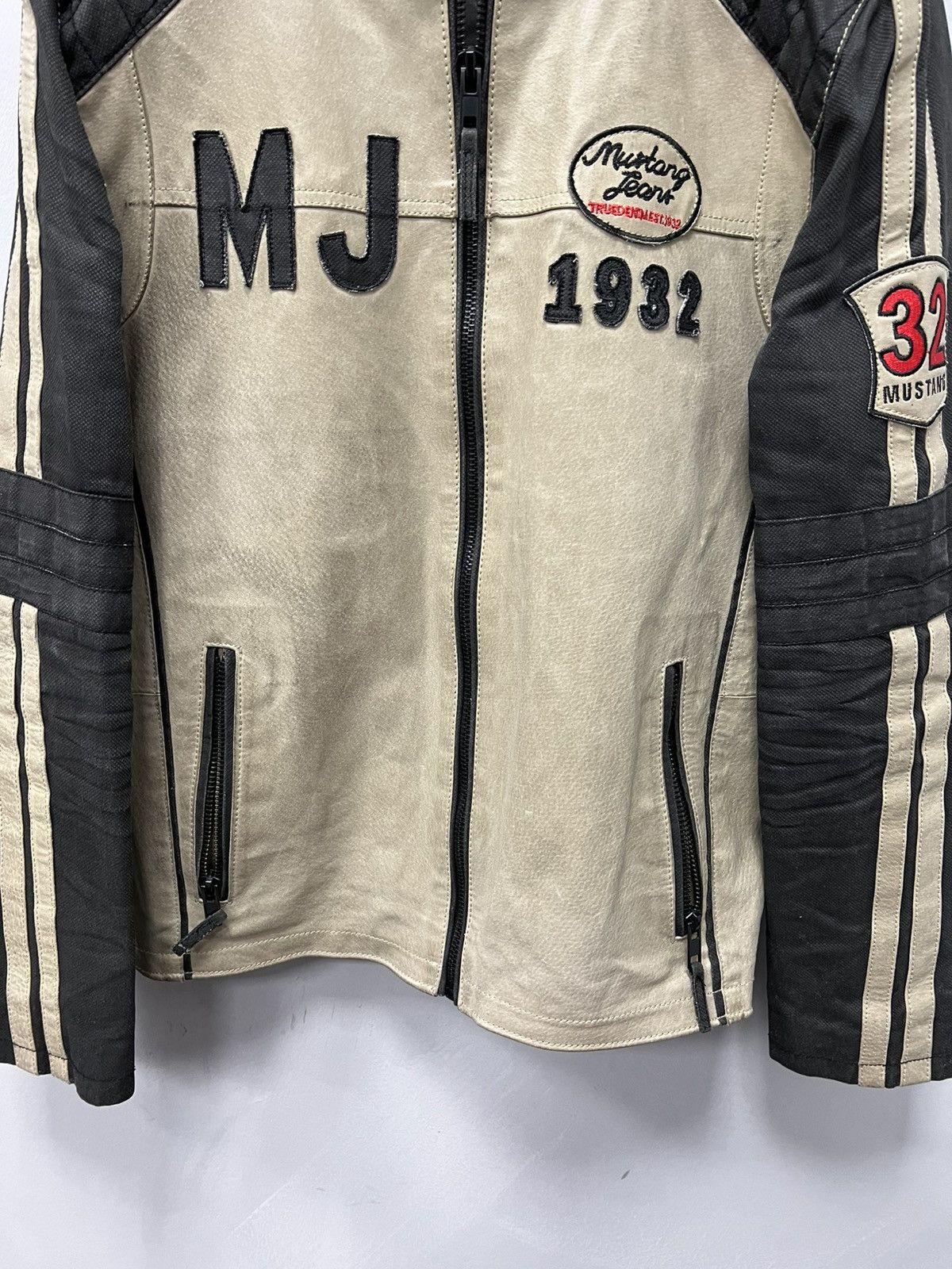 Other Cropped racing Real Leather Vintage Avantgarde Jacket Size US L / EU 52-54 / 3 - 6 Thumbnail