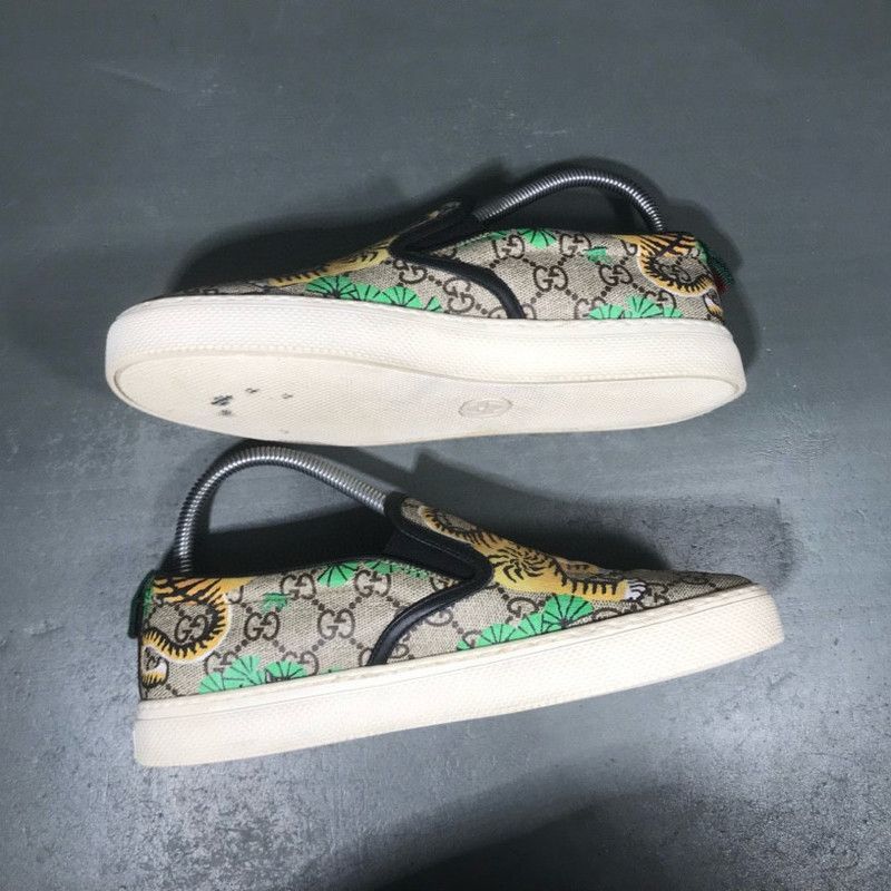 Gucci Gucci Animal Print Slip-On Sneakers for Men - Size US 8.5 / EU 41-42 - 8 Thumbnail