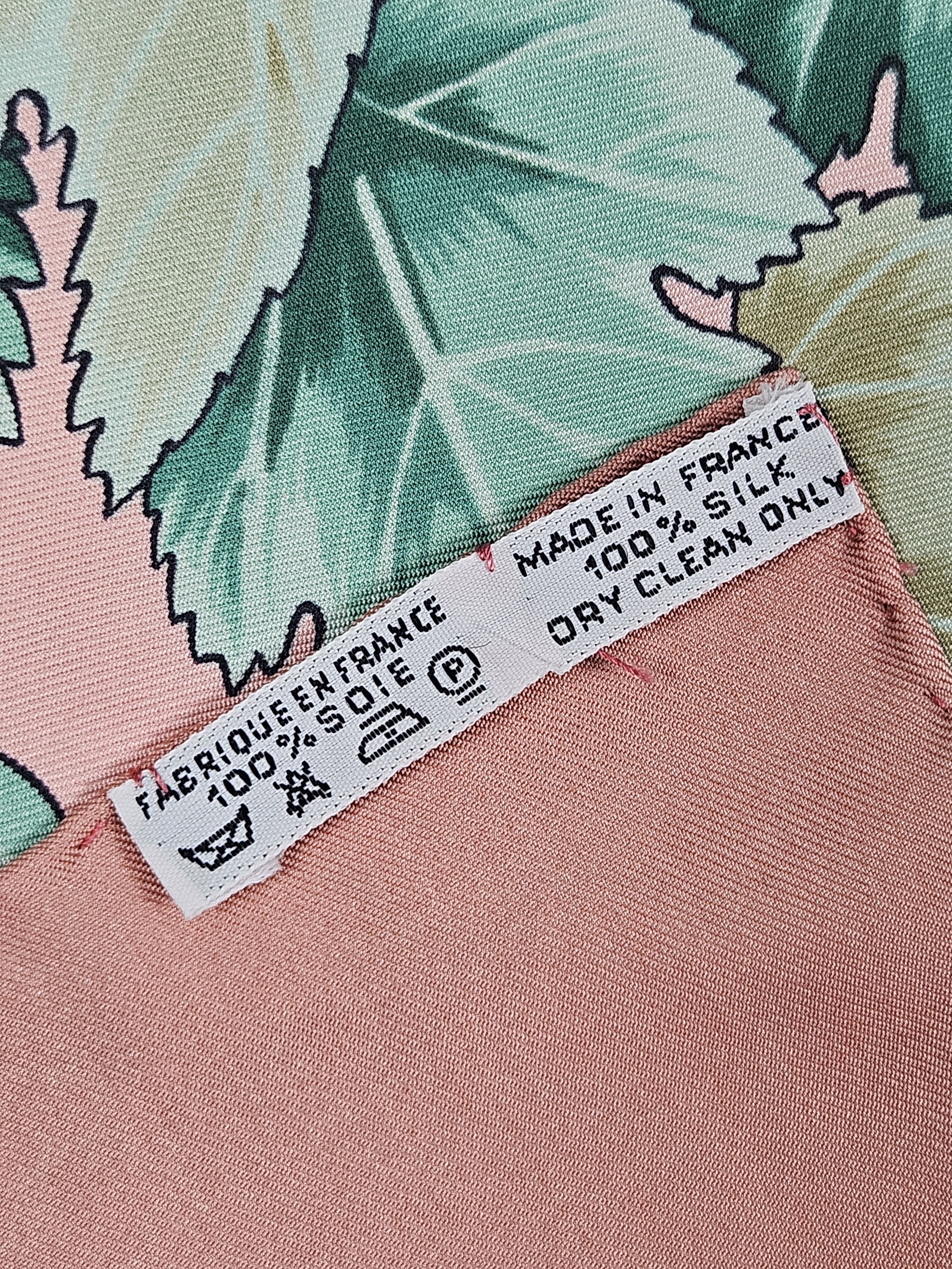 Hermes Hermes L Arbre De Soie Silk Scarf Size ONE SIZE - 6 Thumbnail